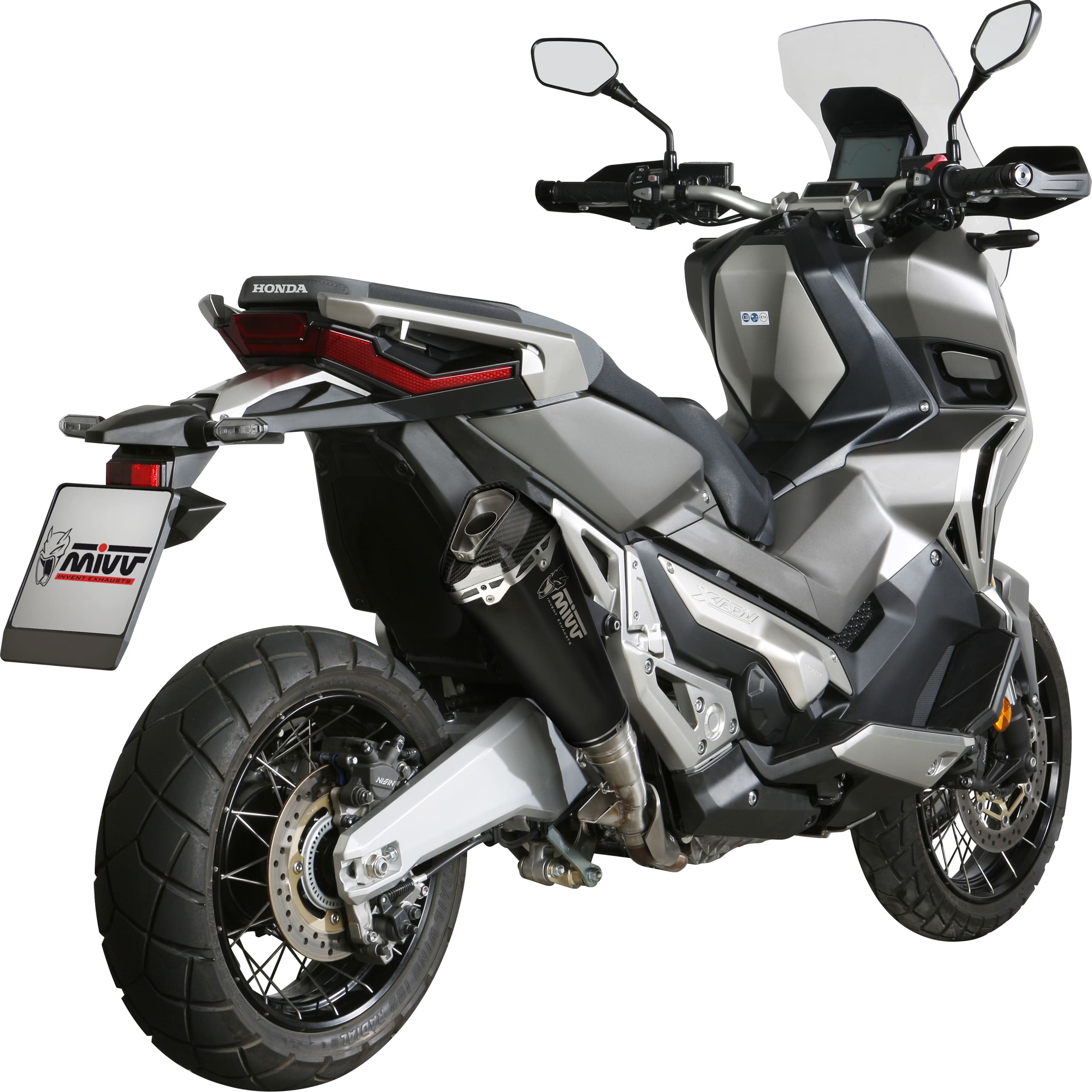MIVV Delta Race Auspuff schwarz H.066.LDRB für Honda X-ADV 750 - Motorradteile & Ersatzteile - Auspuff