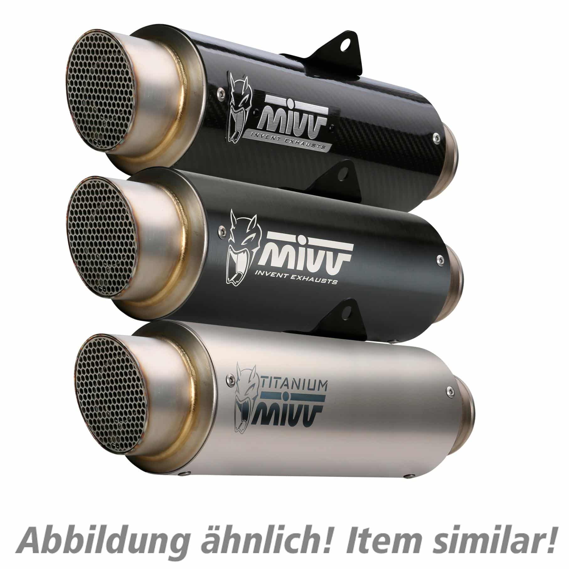 MIVV GP Pro Auspuff 2-1 Y.071.K2P Carbon für Yamaha YZF R7 2022- - Motorradteile & Ersatzteile - Auspuff