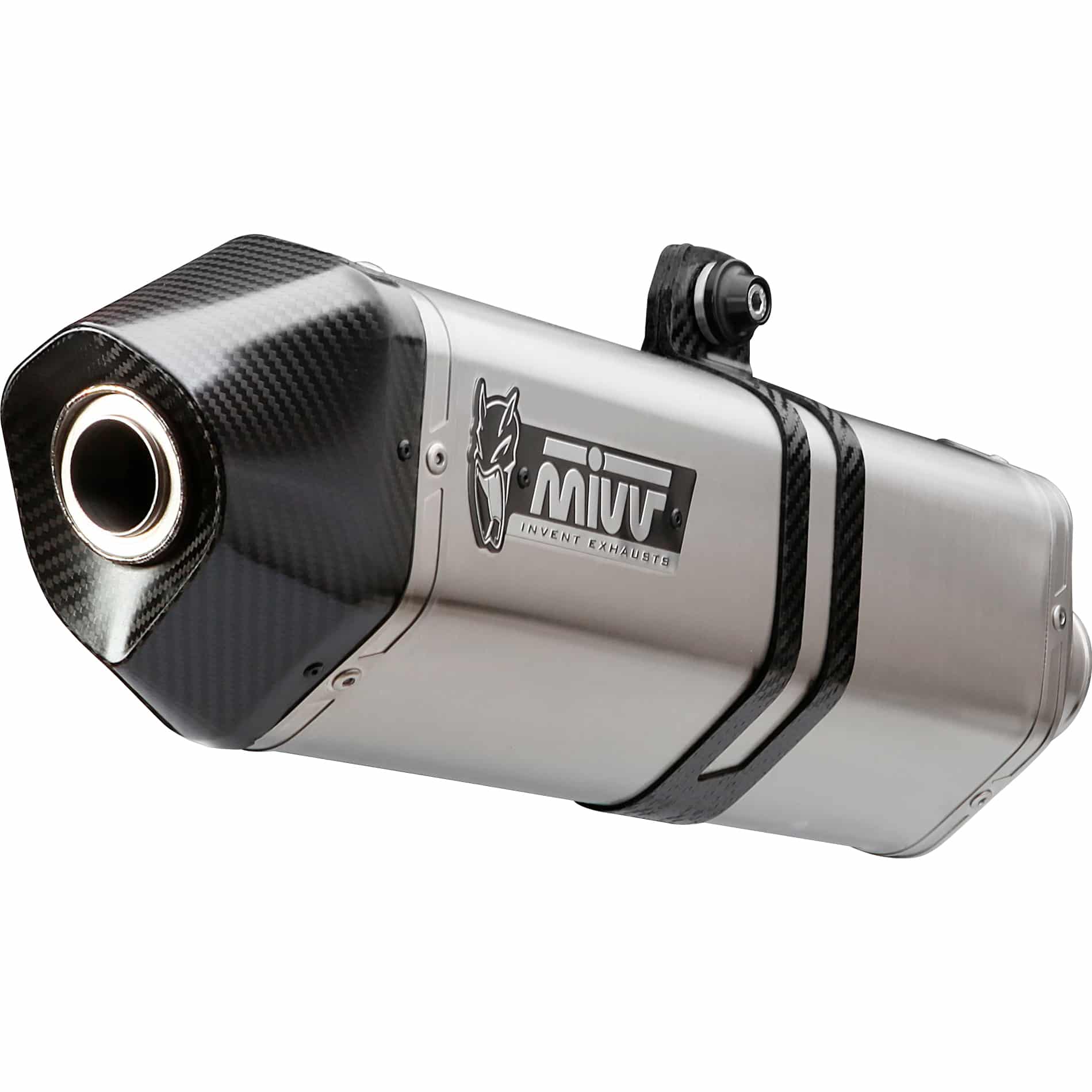 MIVV Speed Edge Auspuff silber B.026.LRX für BMW R 1200 R/RS LC - Motorradteile & Ersatzteile - Auspuff