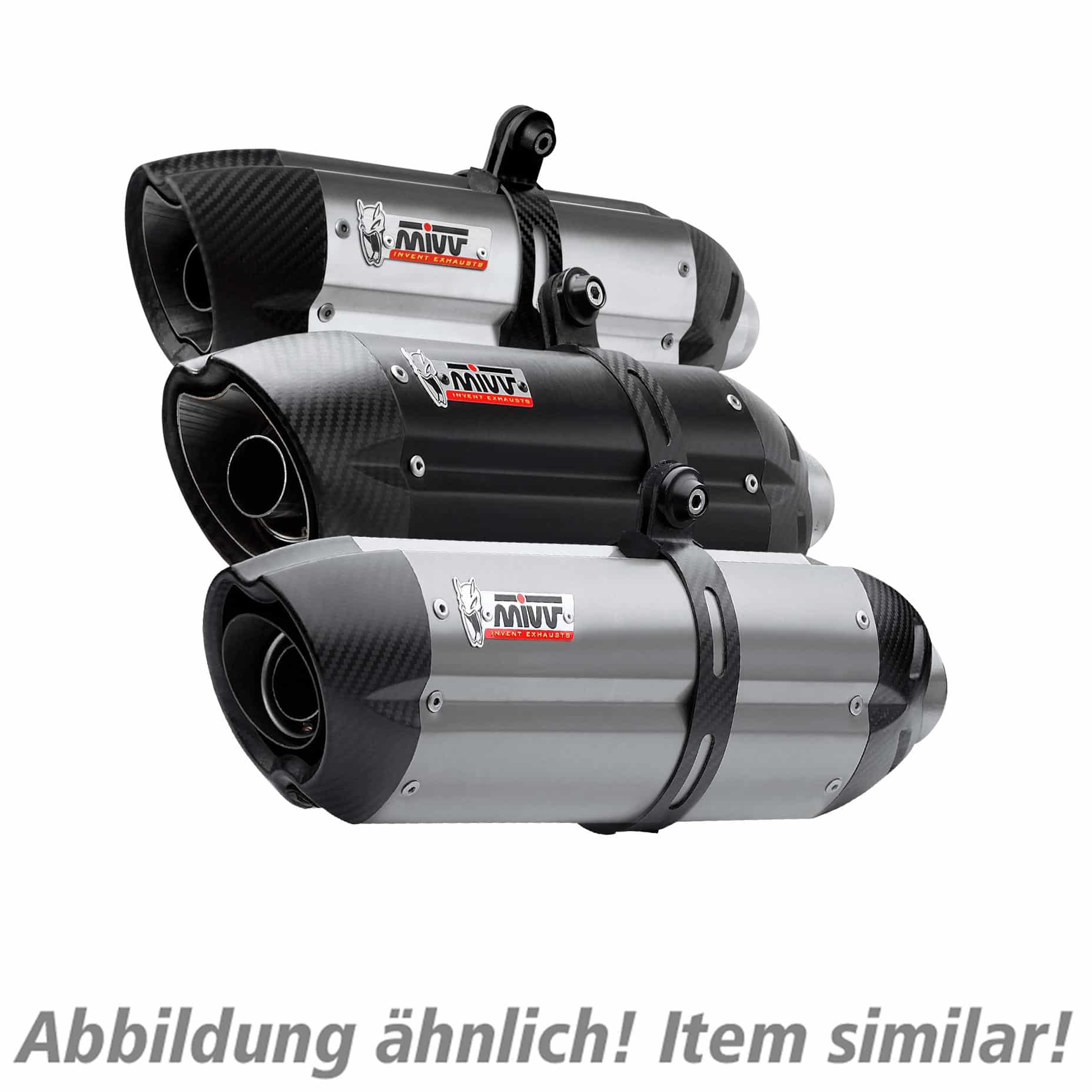 MIVV Suono Auspuff schwarz S.048.L9 für Suzuki GSX-S 750 - Motorradteile & Ersatzteile - Auspuff