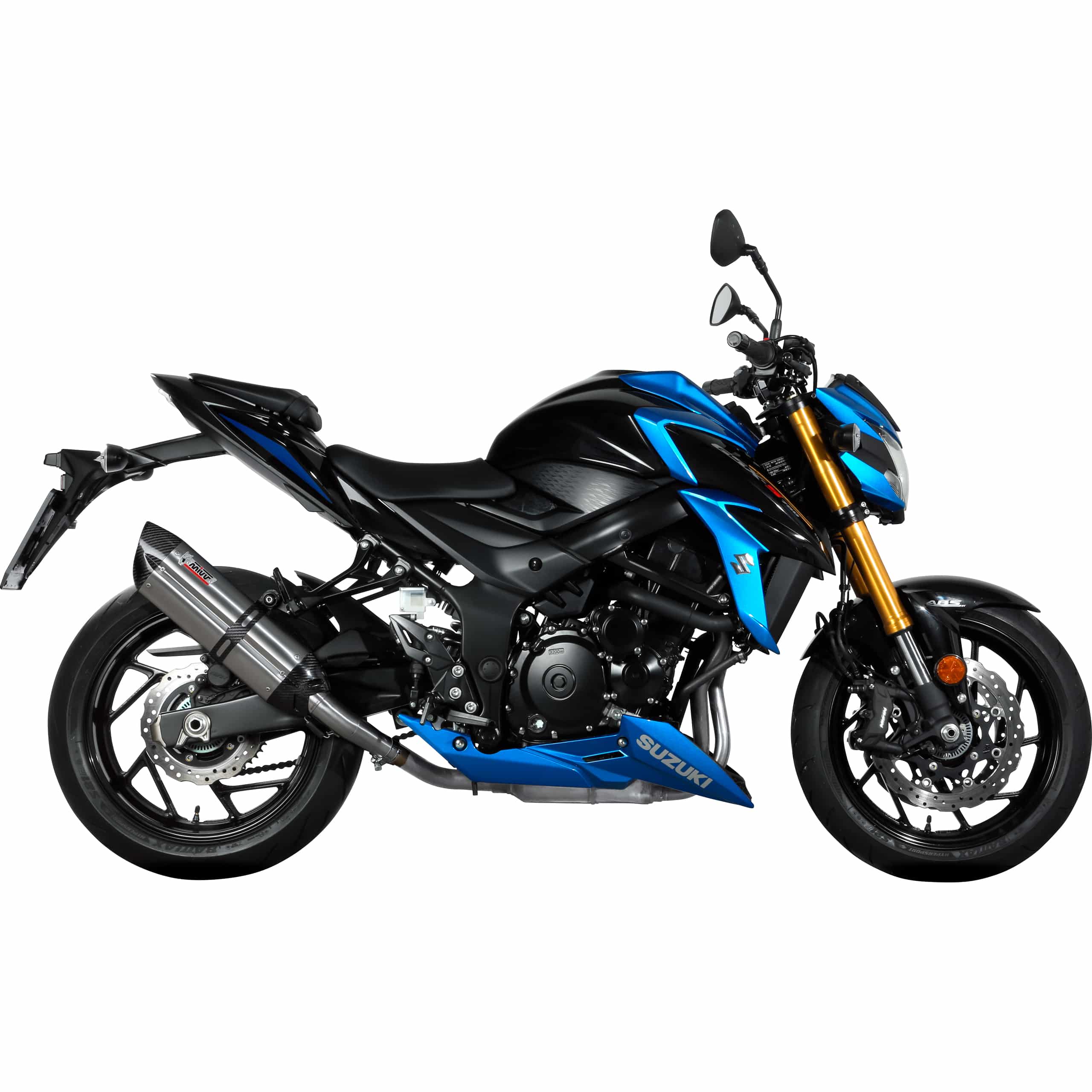 MIVV Suono Auspuff silber S.048.L7 für Suzuki GSX-S 750 - Motorradteile & Ersatzteile - Auspuff