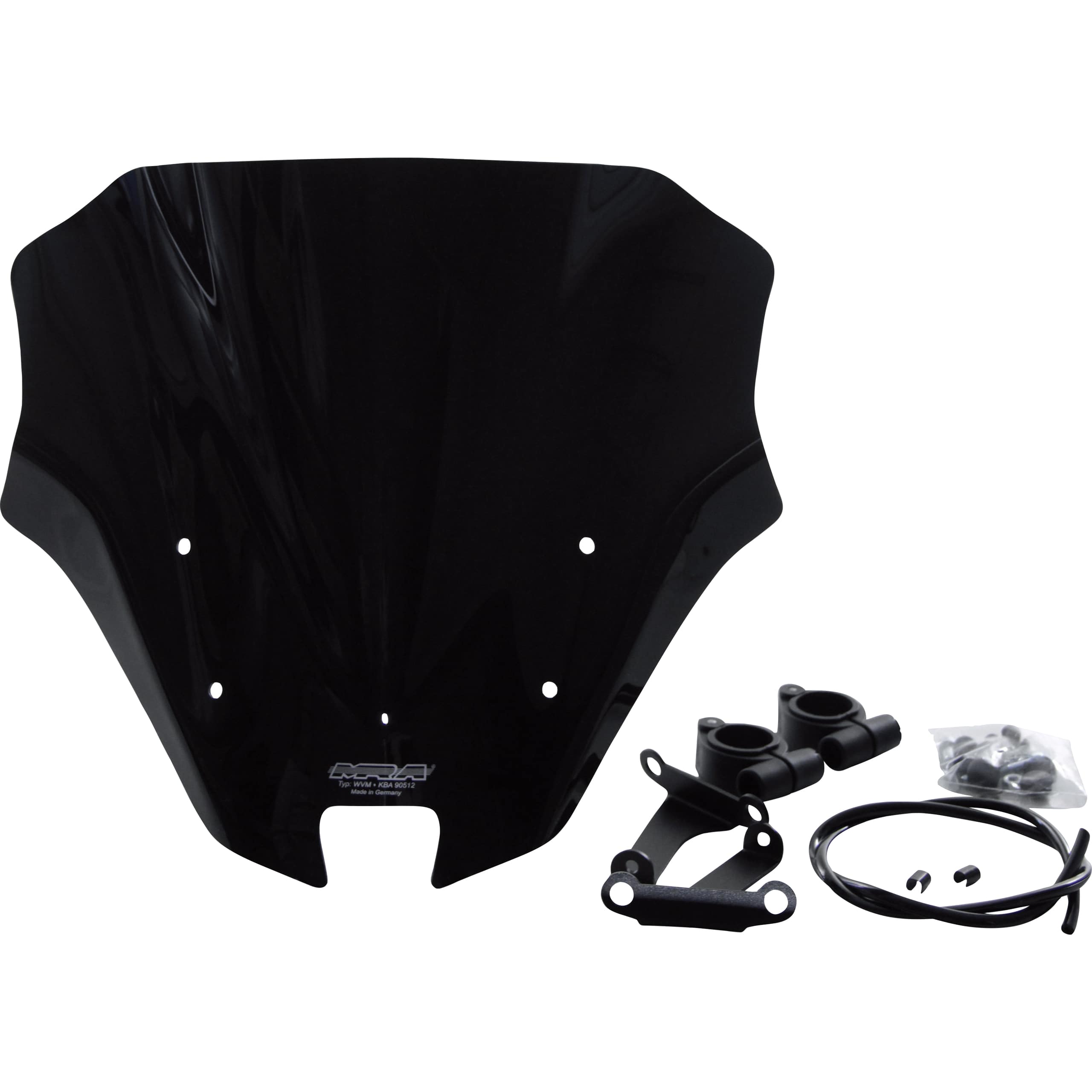 MRA Racingscheibe NRM schwarz für KTM 1290 Super Duke R 17-19 - Motorradteile & Ersatzteile - Verkleidungen & Abdeckungen