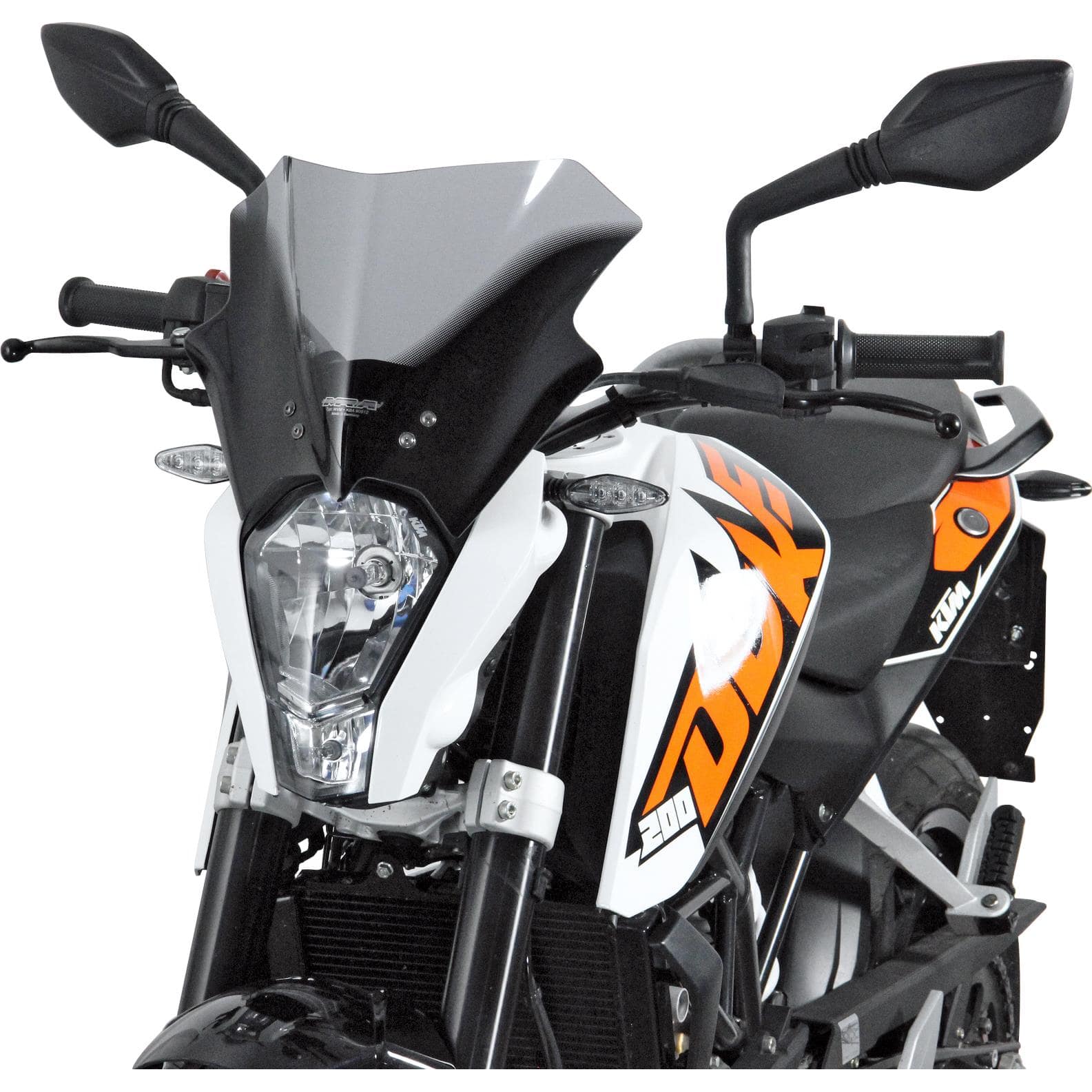 MRA Racingscheibe R getönt für KTM Duke 125/200/390 2011-2016 - Motorradteile & Ersatzteile - Verkleidungen & Abdeckungen