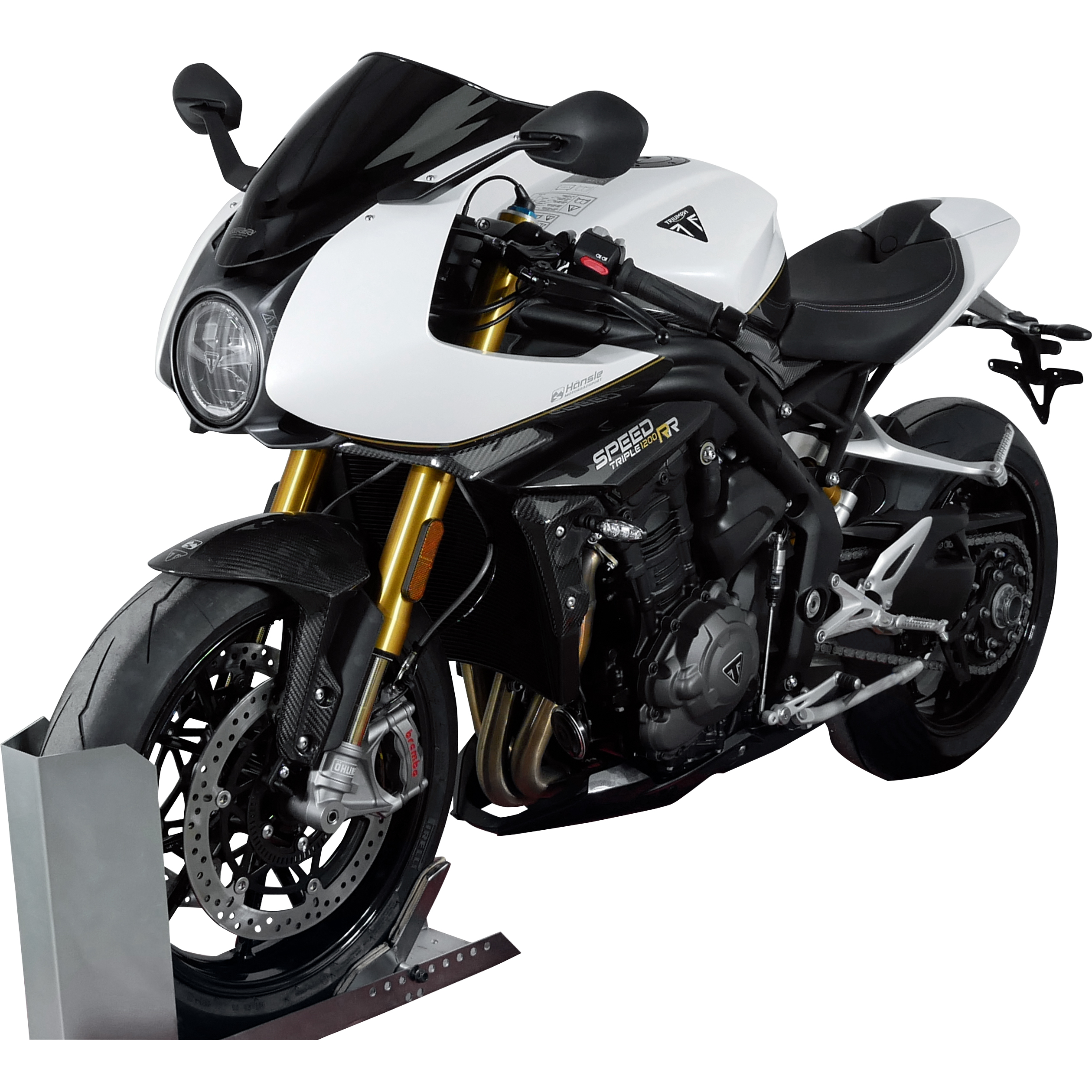 MRA Racingscheibe R schwarz für Triumph Speed Triple 1200 RR - Motorradteile & Ersatzteile - Verkleidungen & Abdeckungen