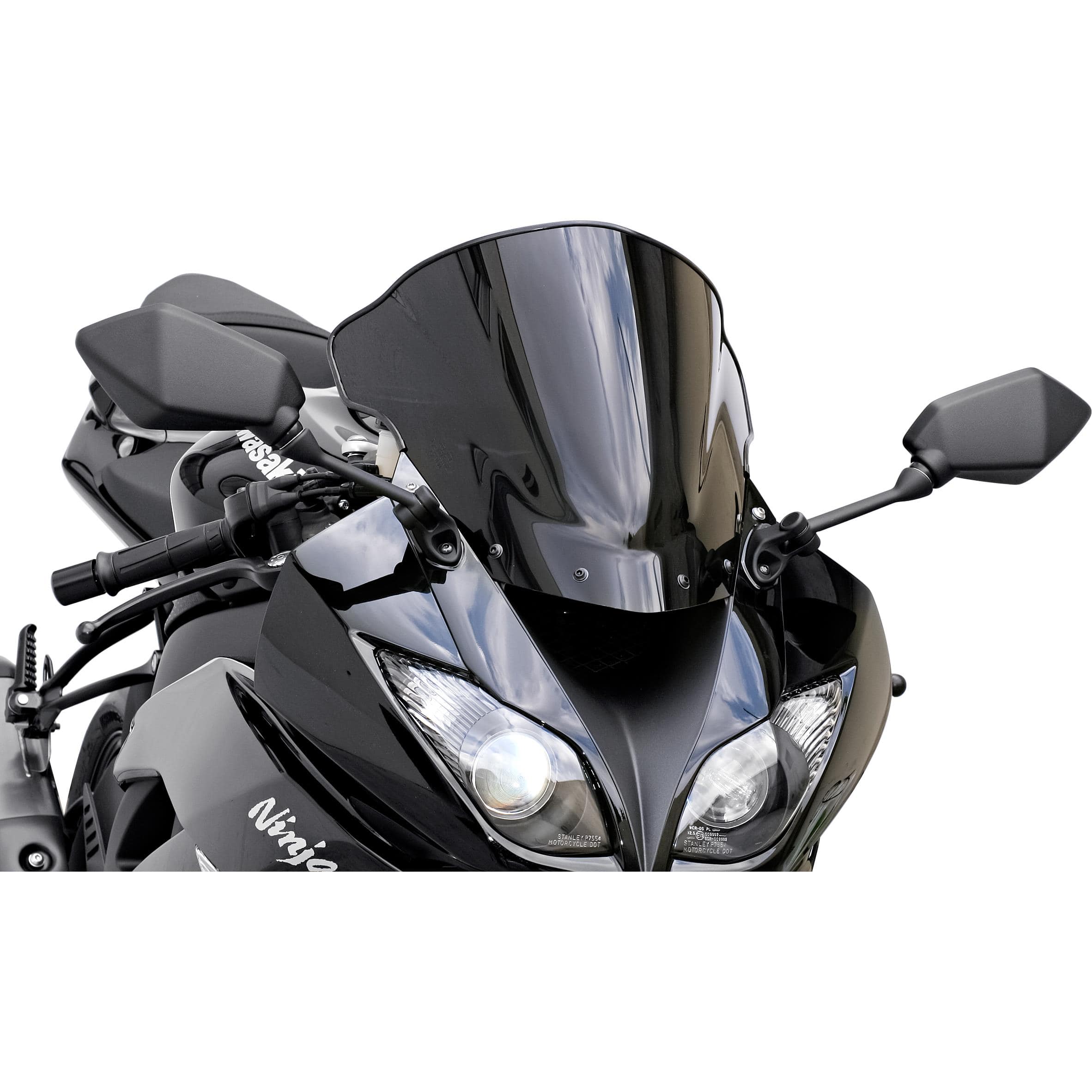 MRA Racingscheibe R schwarz für ZX-6/-10 R 2009-2018/2008-2010 - Motorradteile & Ersatzteile - Verkleidungen & Abdeckungen