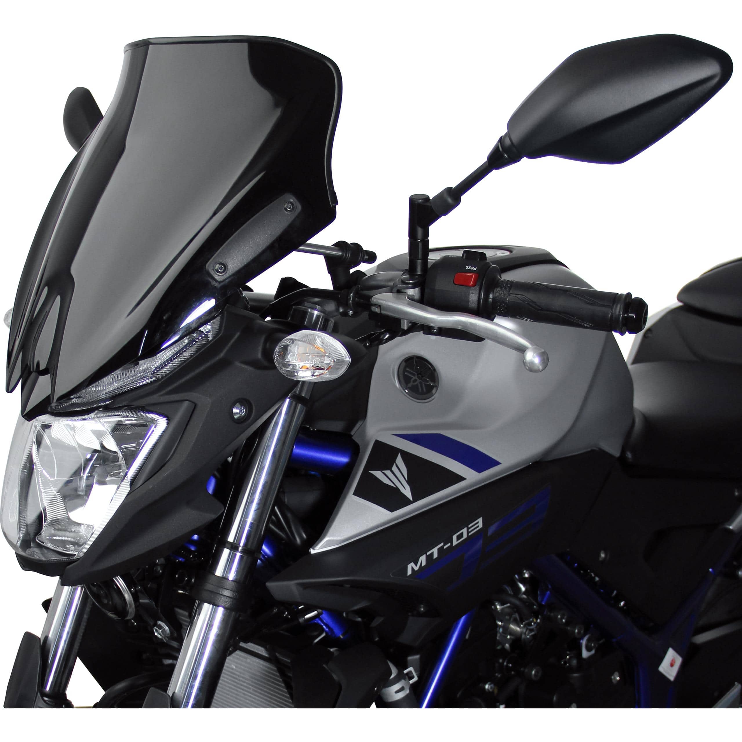 MRA Spoilerscheibe NSN schwarz für Yamaha MT-03 RH07 - Motorradteile & Ersatzteile - Verkleidungen & Abdeckungen