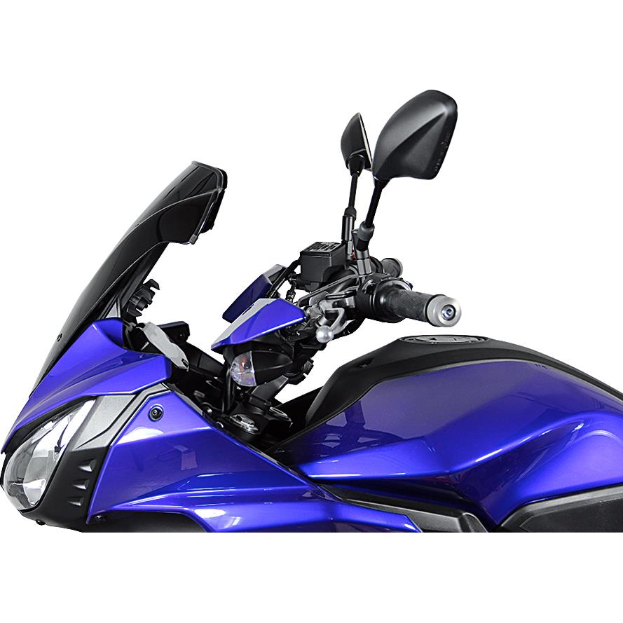 MRA Sportscheibe SPM schwarz für MT-07 Tracer 700 2016-2019 - Motorradteile & Ersatzteile - Verkleidungen & Abdeckungen