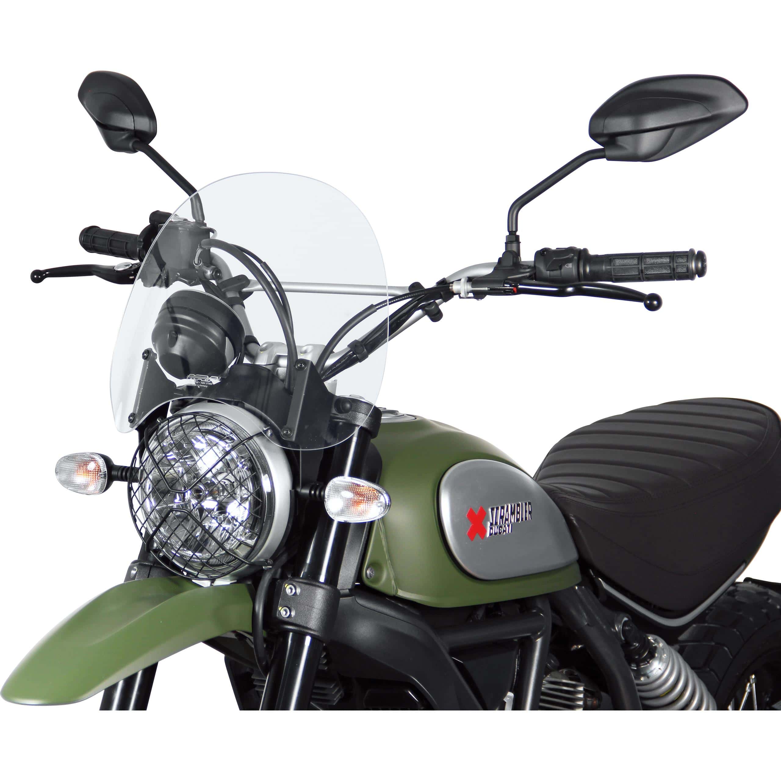 MRA Tourenscheibe NT klar für Ducati Scrambler 800 2015-2018 - Motorradteile & Ersatzteile - Verkleidungen & Abdeckungen