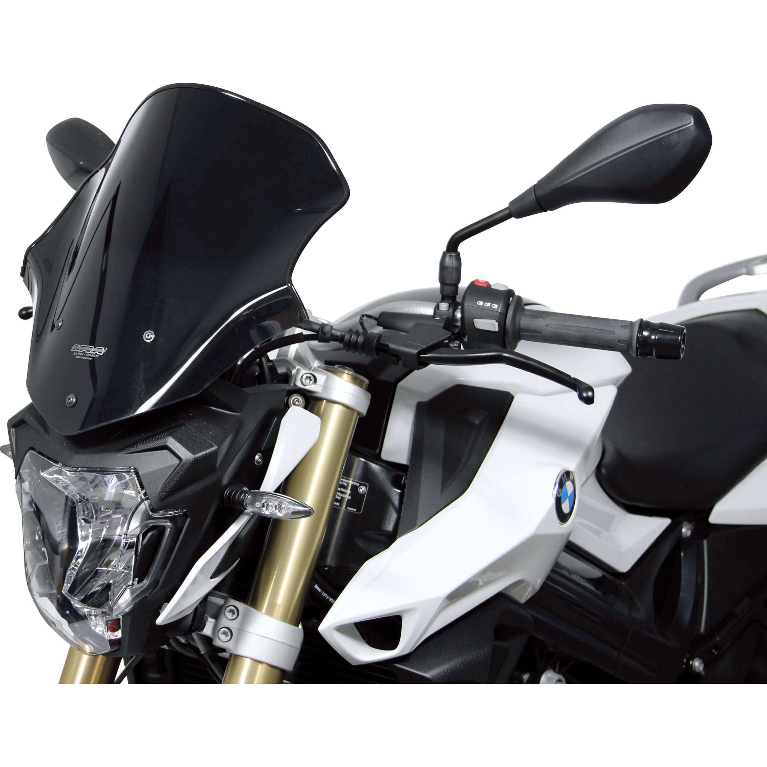 MRA Tourenscheibe T schwarz für BMW F 800 R 2015-2019 - Motorradteile & Ersatzteile - Verkleidungen & Abdeckungen