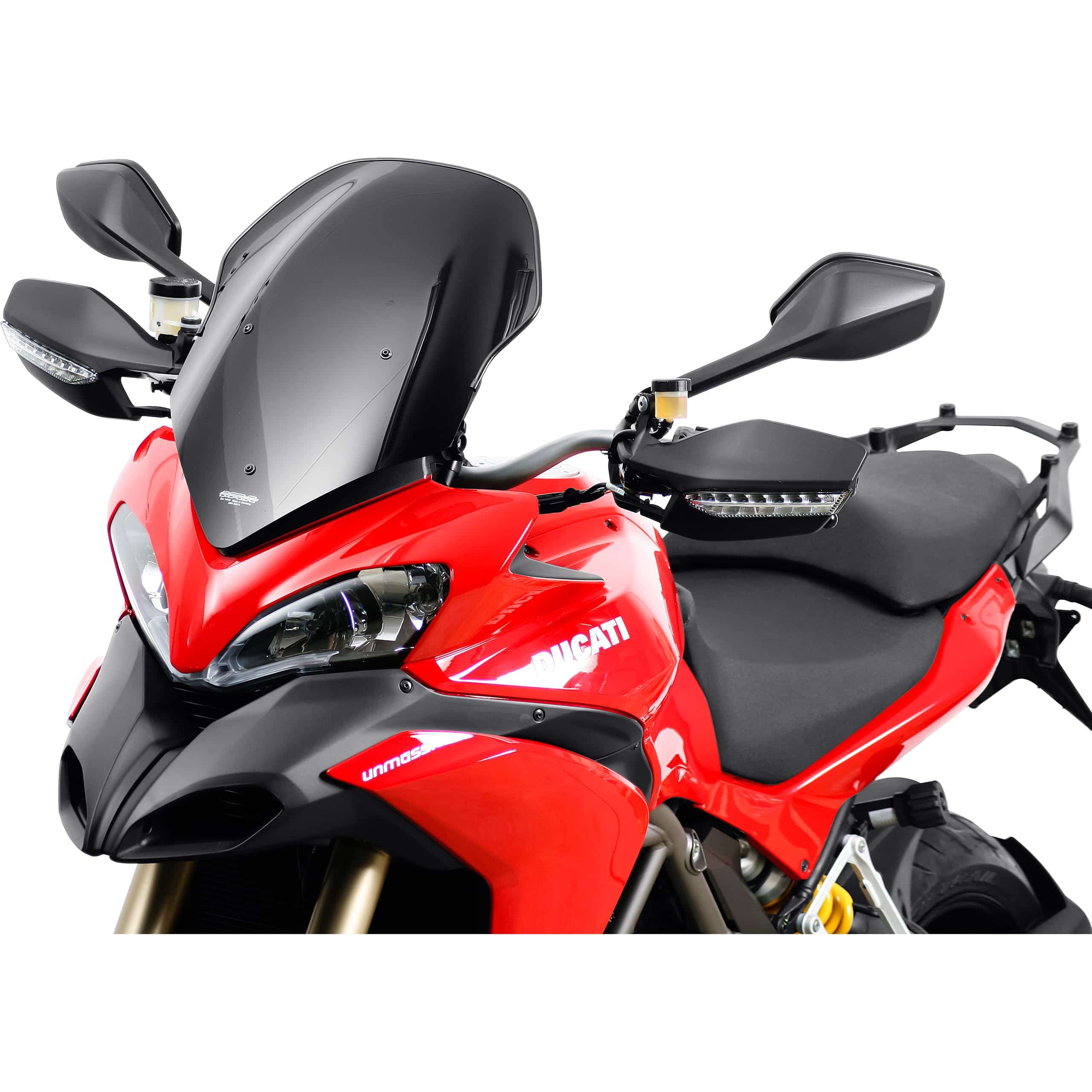 MRA Tourenscheibe T schwarz für Duc Multistrada 1200 2009-2012 - Motorradteile & Ersatzteile - Verkleidungen & Abdeckungen