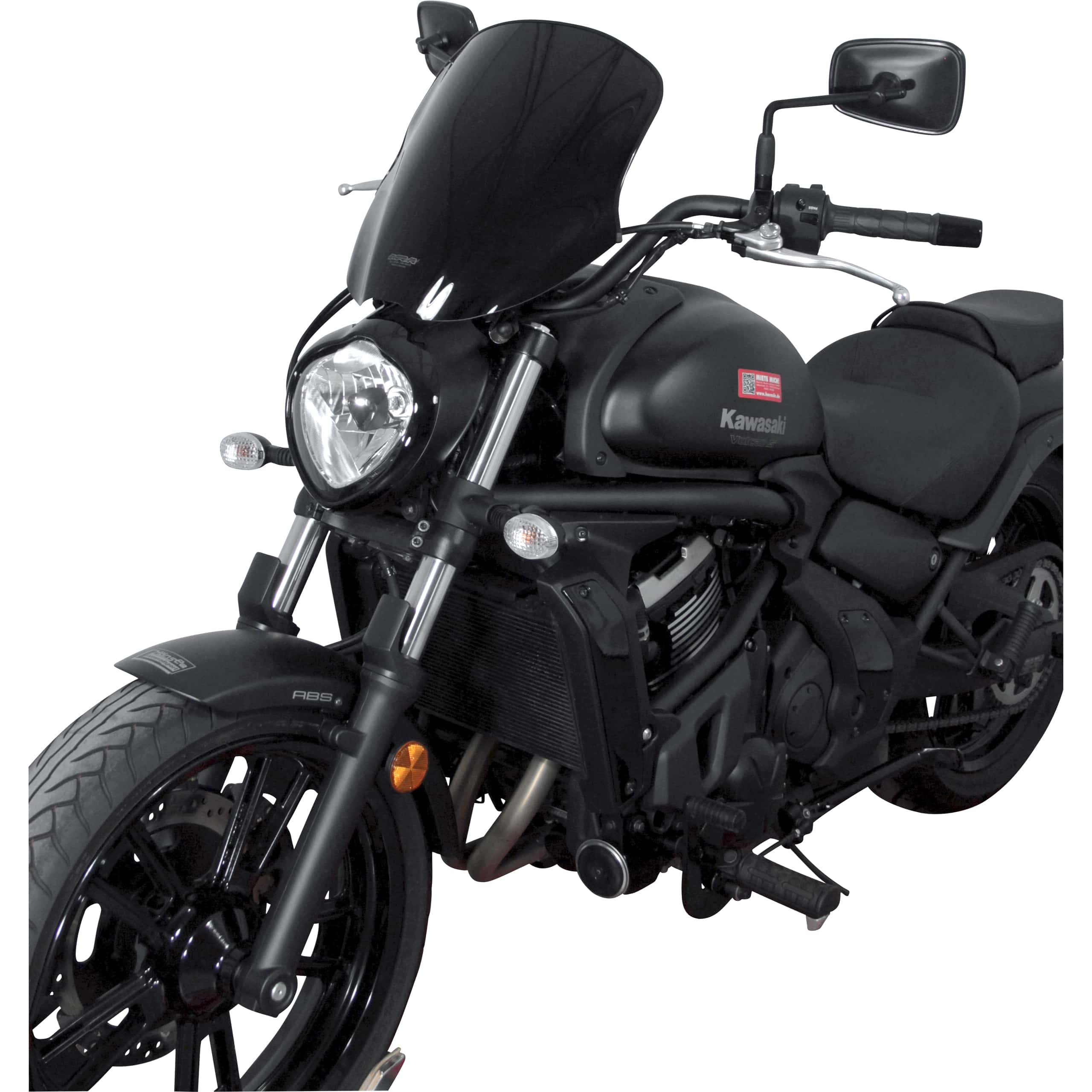 MRA Tourenscheibe TM schwarz für Kawasaki Vulcan 650 S - Motorradteile & Ersatzteile - Verkleidungen & Abdeckungen