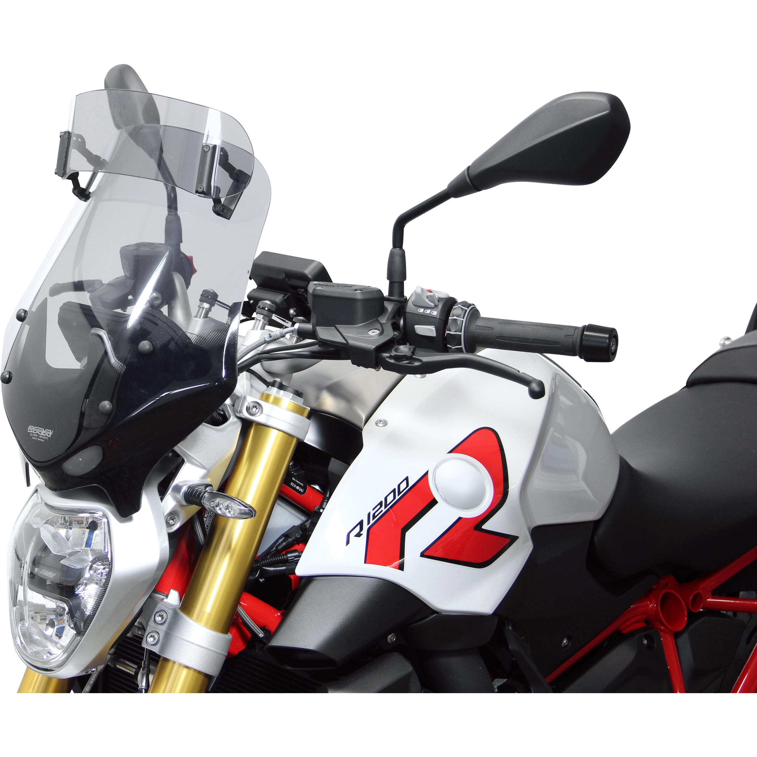 MRA Vario-Tourenscheibe VT getönt an OEM Halter für R 1200 R LC - Motorradteile & Ersatzteile - Verkleidungen & Abdeckungen