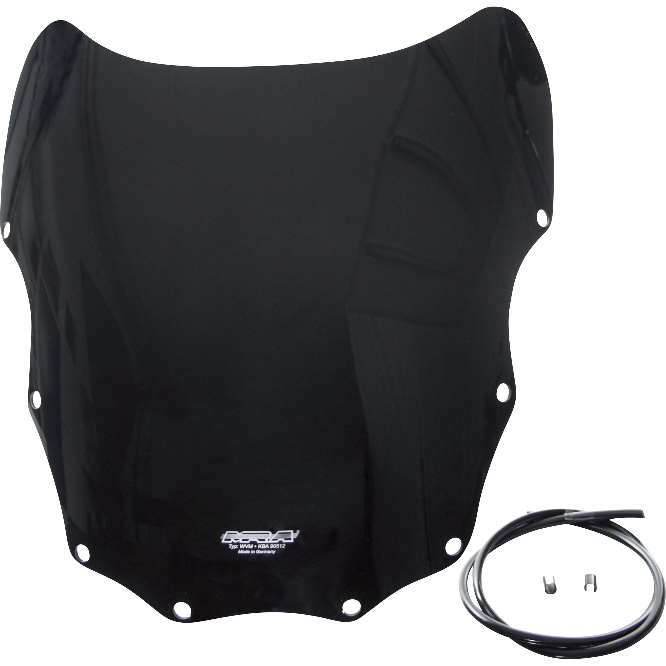 MRA Verkleidungsscheibe Originalform OM schwarz f. GPZ 500 S 94- - Motorradteile & Ersatzteile - Verkleidungen & Abdeckungen