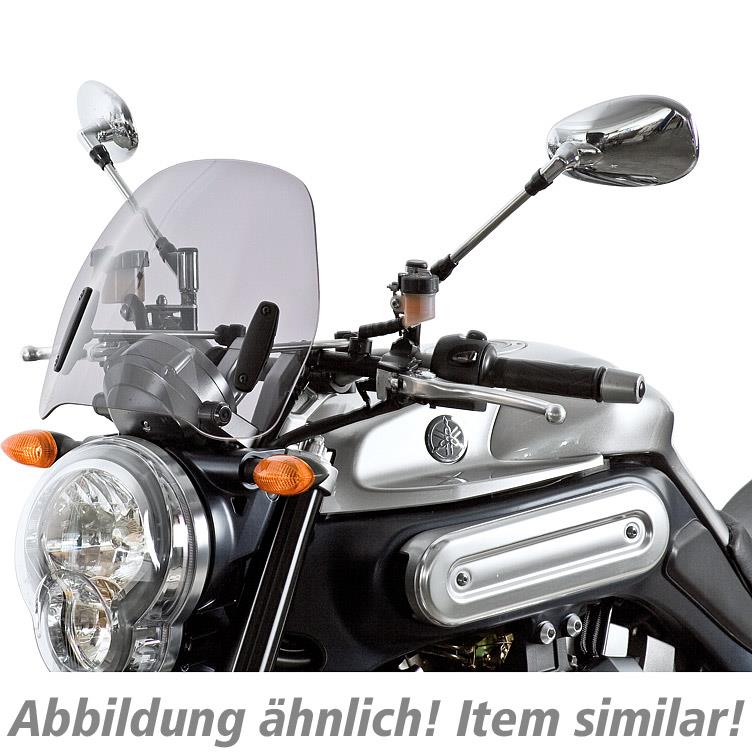 MRA Windschutzscheibe Road RO 295x380mm ohne Anbausatz schwarz - Motorradteile & Ersatzteile - Anbauteile