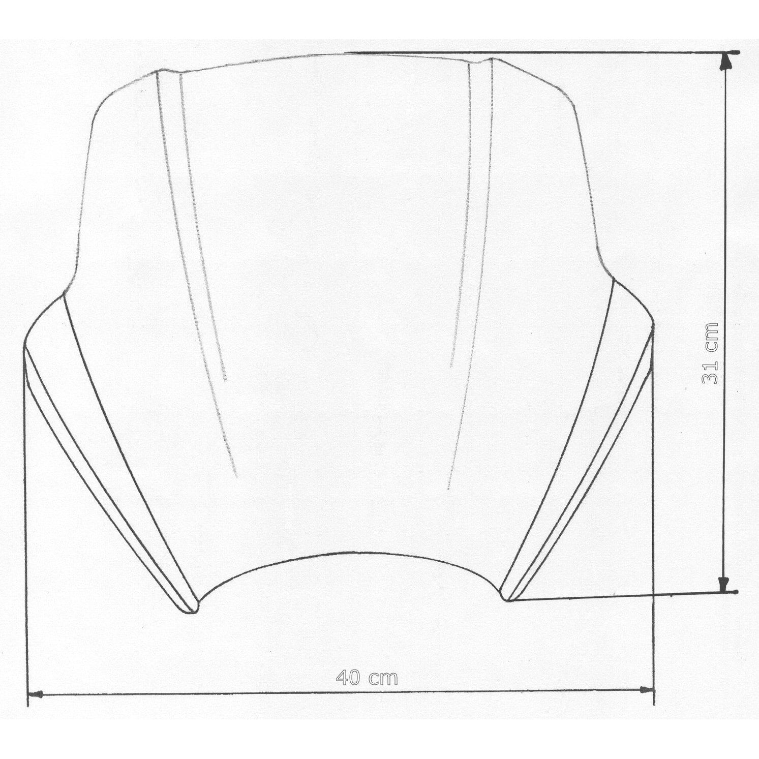 MRA Windschutzscheibe Speed SPS 215x400mm ohne Anbausatz klar - Motorradteile & Ersatzteile - Anbauteile