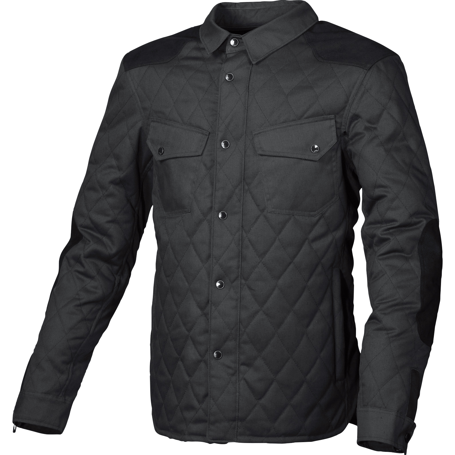 Macna Inland Quilted Textiljacke schwarz M - Motorradbekleidung - Motorradjacken