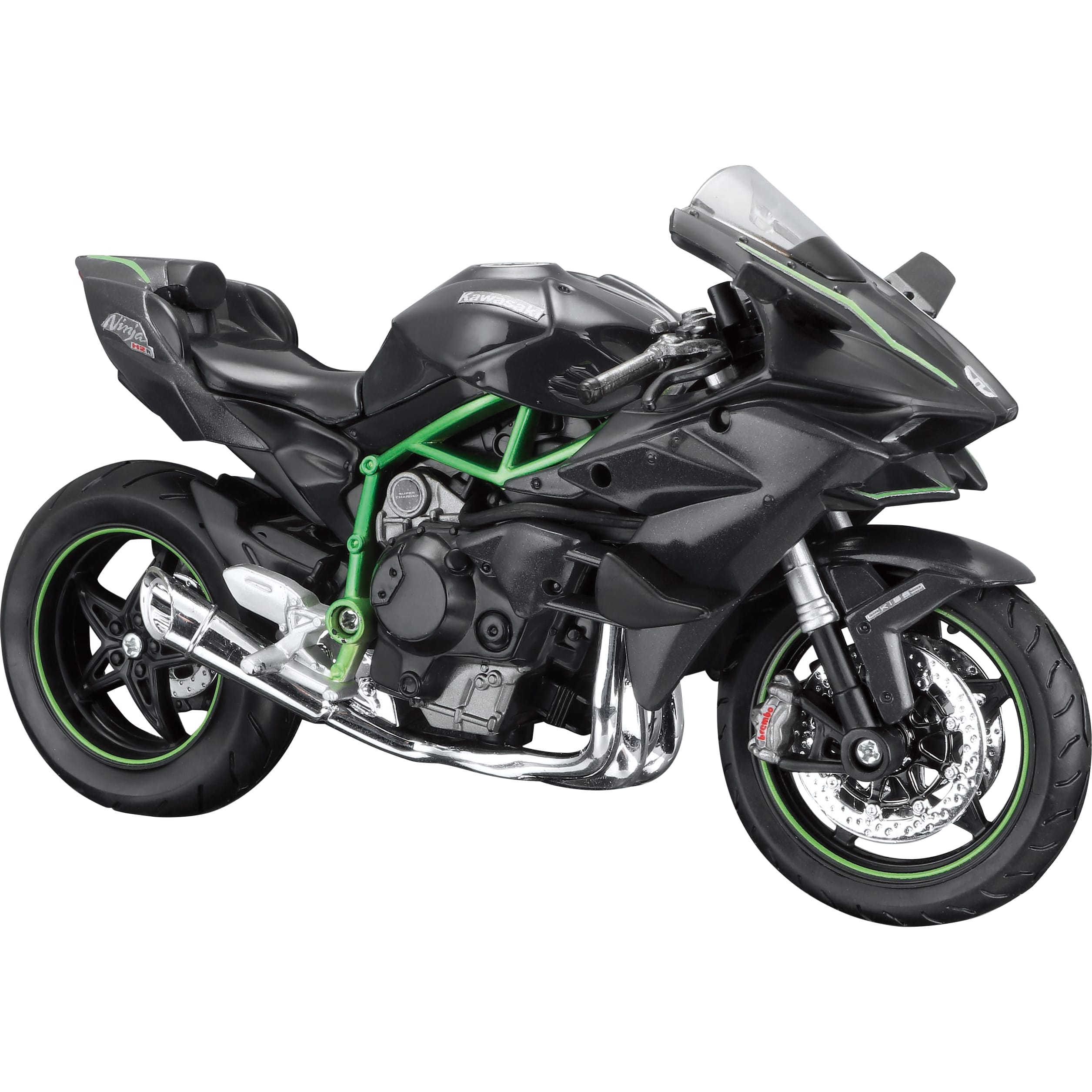 Maisto 1:12 Kawasaki Ninja H2 R auf Sockel - Motorradzubehör - Geschenkideen