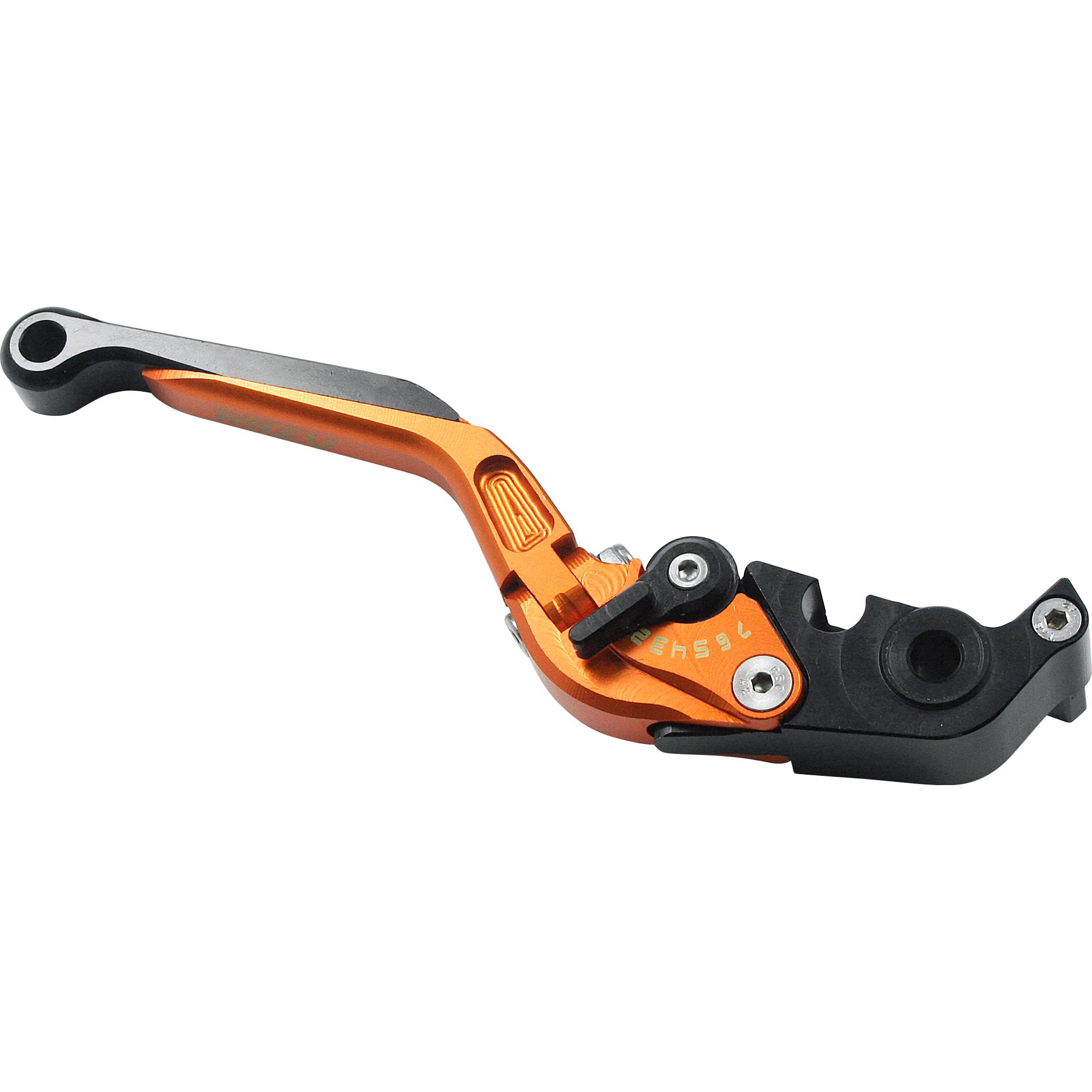 Mizu Bremshebel einstellbar/klappbar GP Alu ADR1/RE517 orange - Motorradteile & Ersatzteile - Lenker
