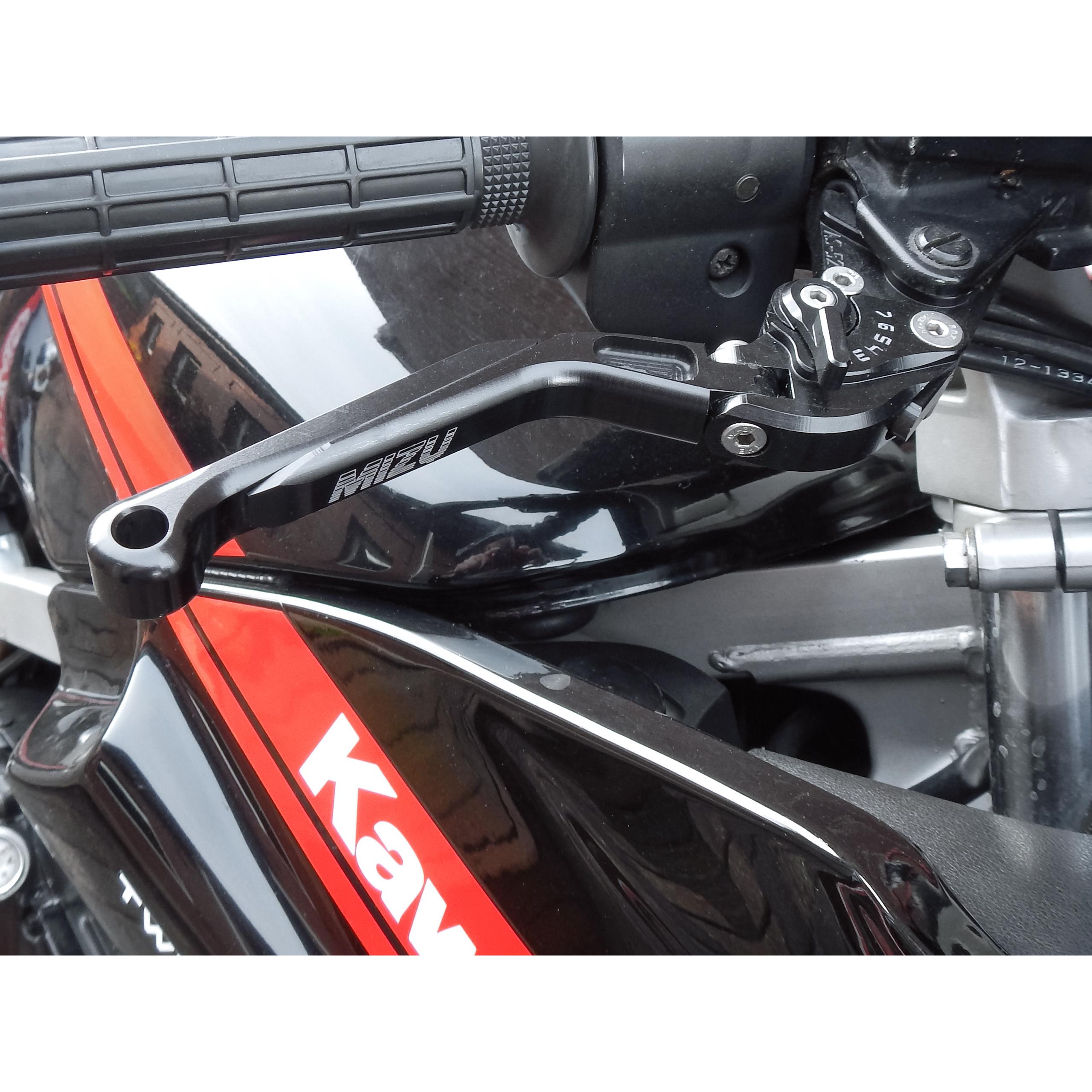 Mizu Bremshebel einstellbar/klappbar GP Alu AS-521 schwarz - Motorradteile & Ersatzteile - Lenker