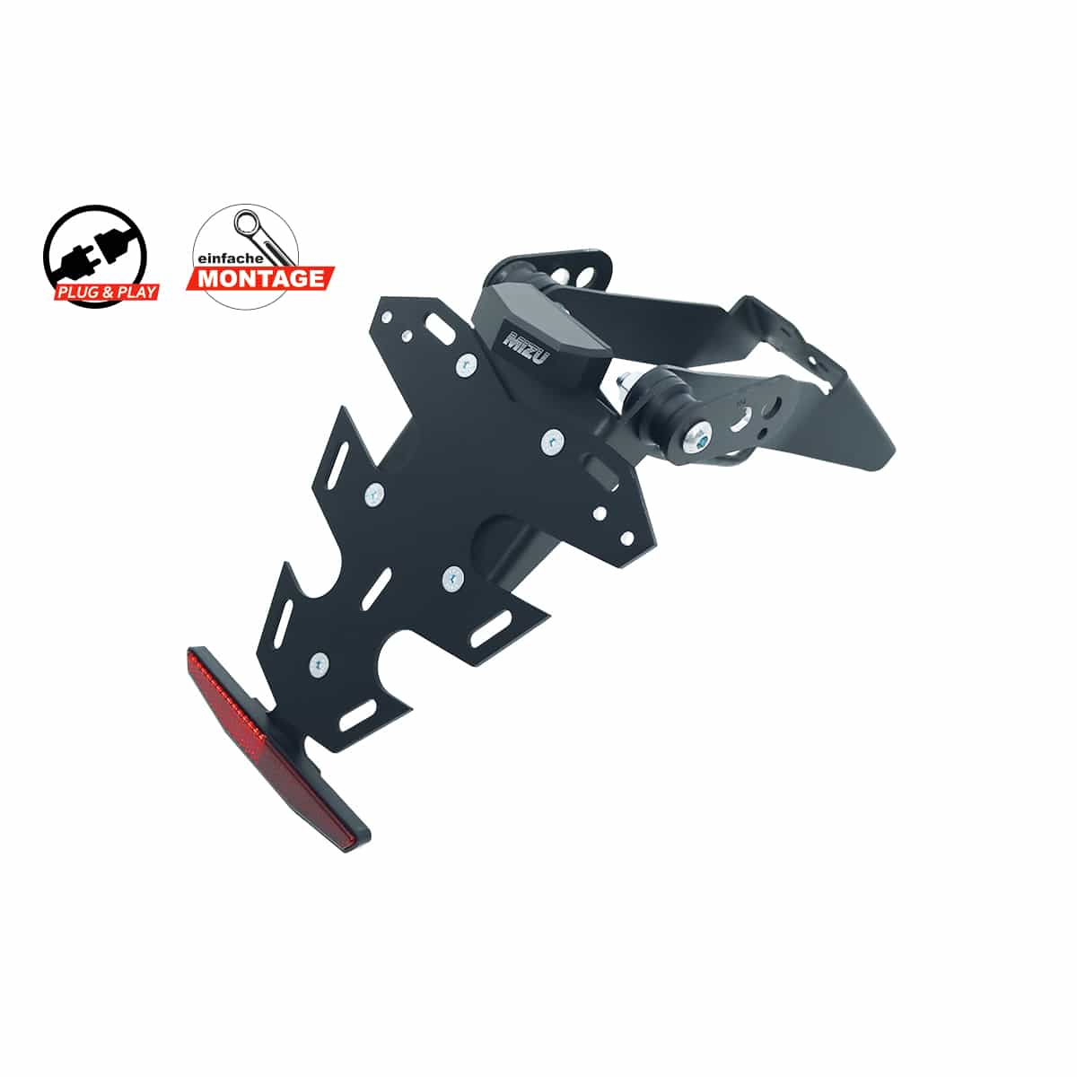 Mizu Kennzeichenhalter Plug & Play CH für Fantic 125 Imola/Stealt - Motorradteile & Ersatzteile - Anbauteile