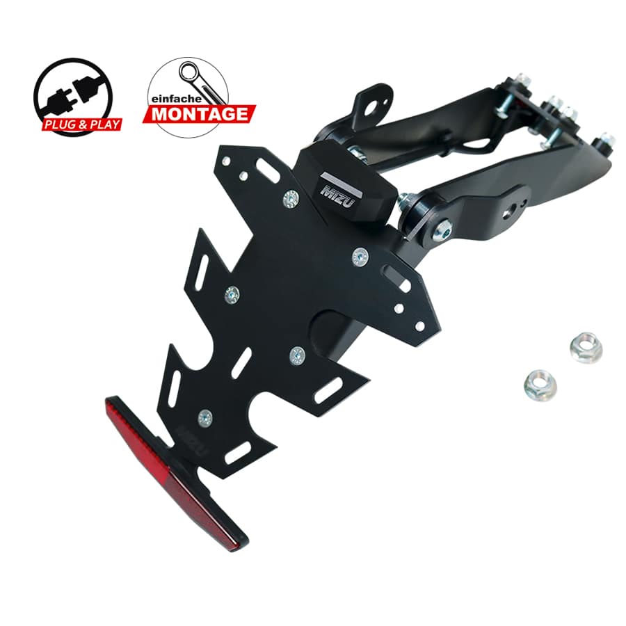 Mizu Kennzeichenhalter Plug & Play CH für KTM 1290 Super Duke R / - Motorradteile & Ersatzteile - Anbauteile