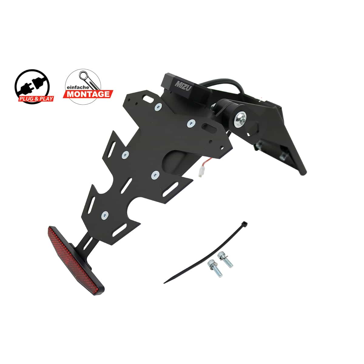 Mizu Kennzeichenhalter Plug & Play CH für Panigale/Streetfighter - Motorradteile & Ersatzteile - Anbauteile