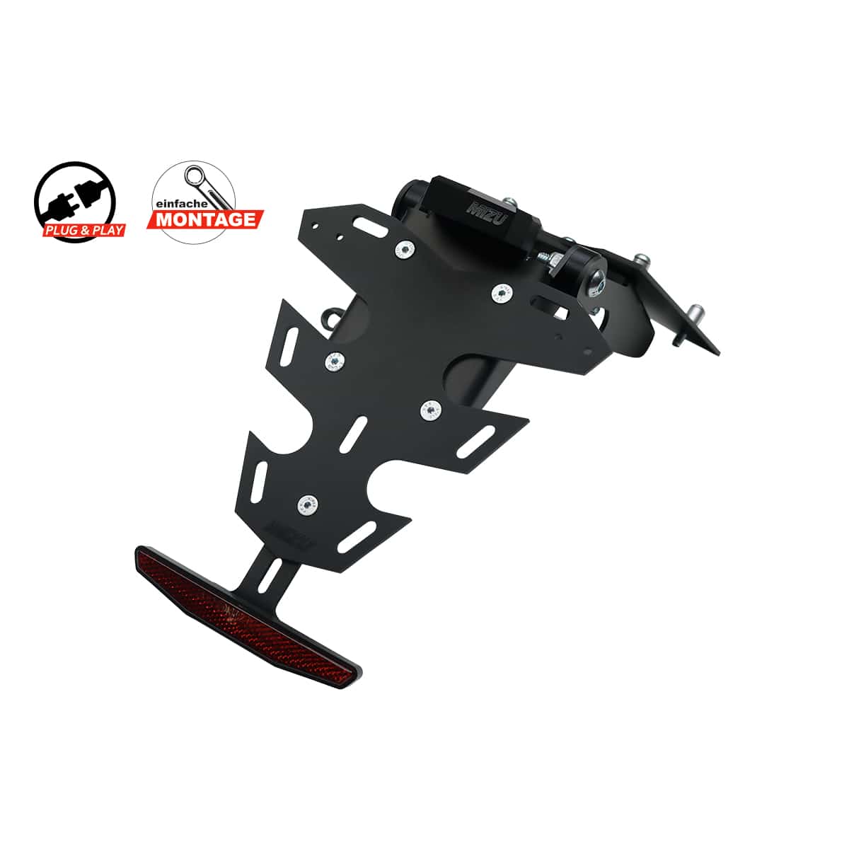 Mizu Kennzeichenhalter Plug & Play für CRF 1100 Africa Twin 2024- - Motorradteile & Ersatzteile - Anbauteile
