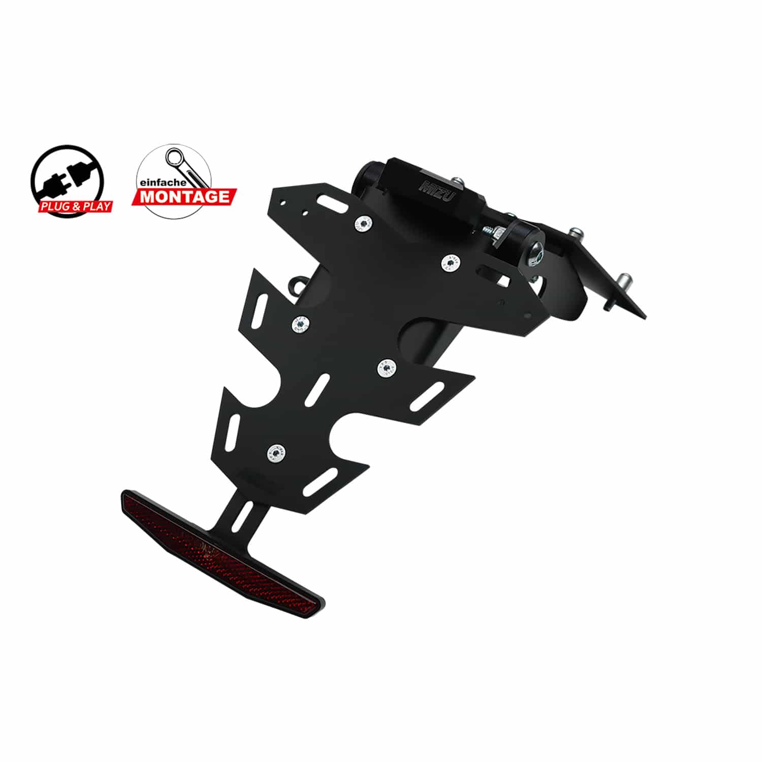 Mizu Kennzeichenhalter Plug & Play für CRF 1100 Africa Twin /Adve - Motorradteile & Ersatzteile - Anbauteile