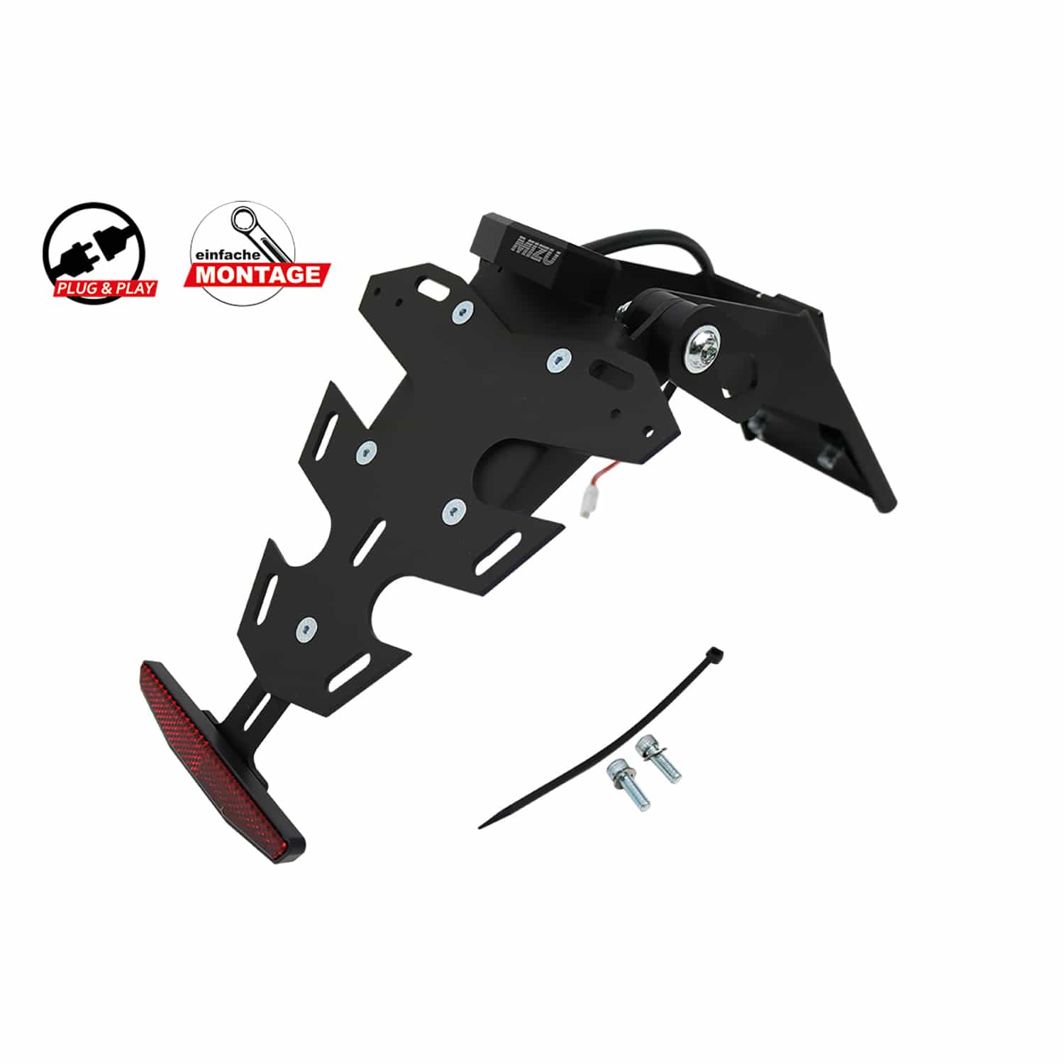 Mizu Kennzeichenhalter Plug & Play für Ducati Streetfighter/Panig - Motorradteile & Ersatzteile - Anbauteile