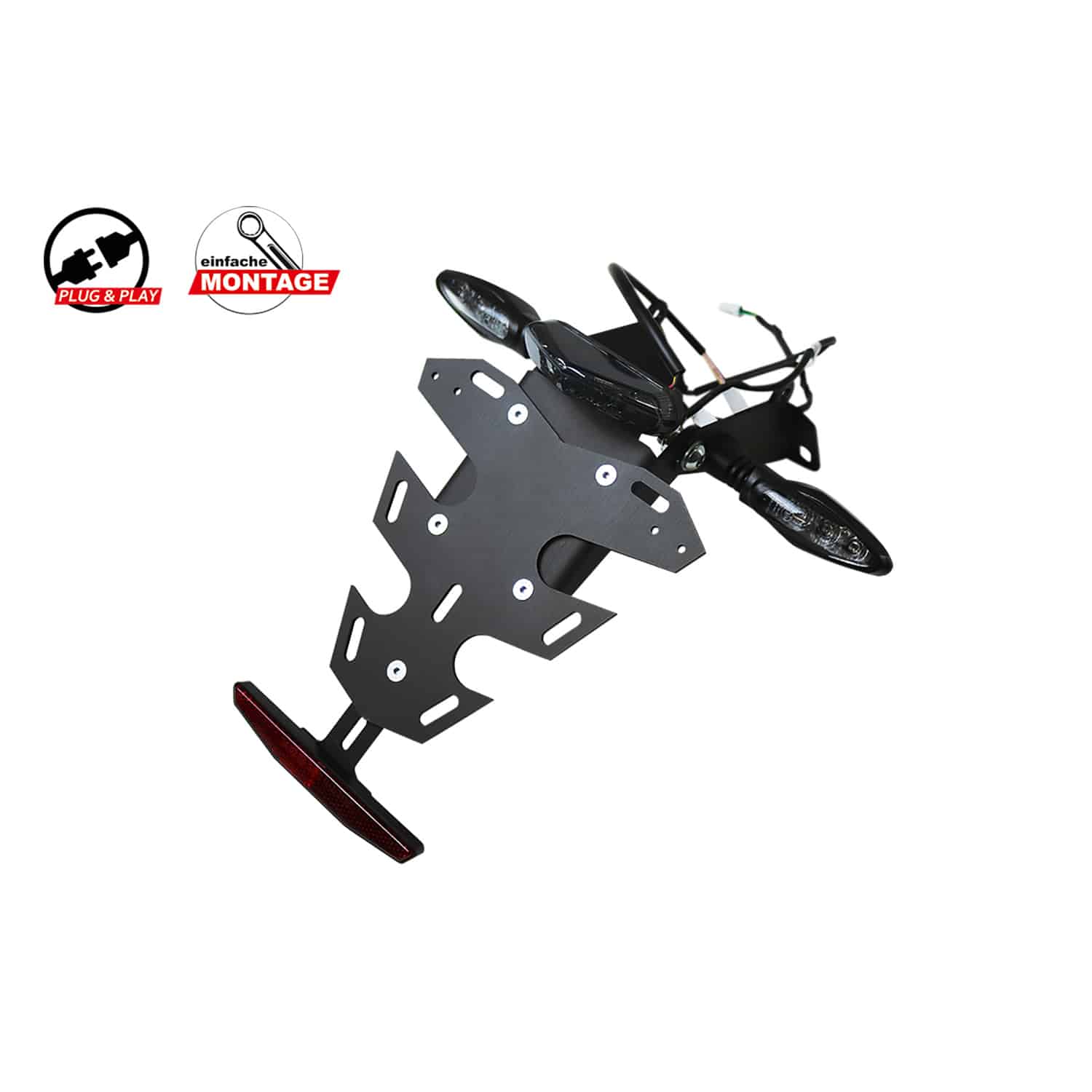 Mizu Kennzeichenhalter Plug & Play für Husqvarna 701 SM/Enduro - Motorradteile & Ersatzteile - Anbauteile