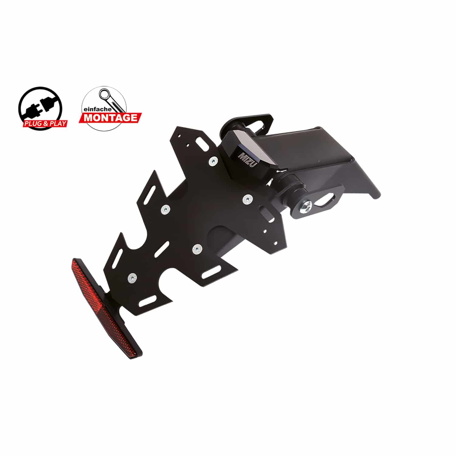Mizu Kennzeichenhalter Plug & Play für KTM 990/1390 Duke/Super Du - Motorradteile & Ersatzteile - Anbauteile
