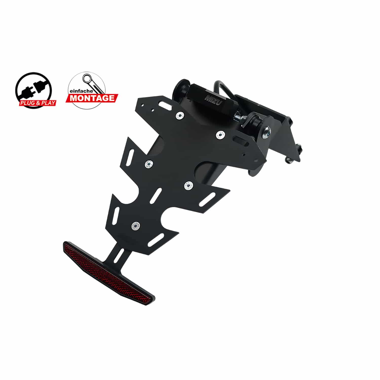 Mizu Kennzeichenhalter Plug & Play für KTM Duke 125/390 2024- - Motorradteile & Ersatzteile - Anbauteile