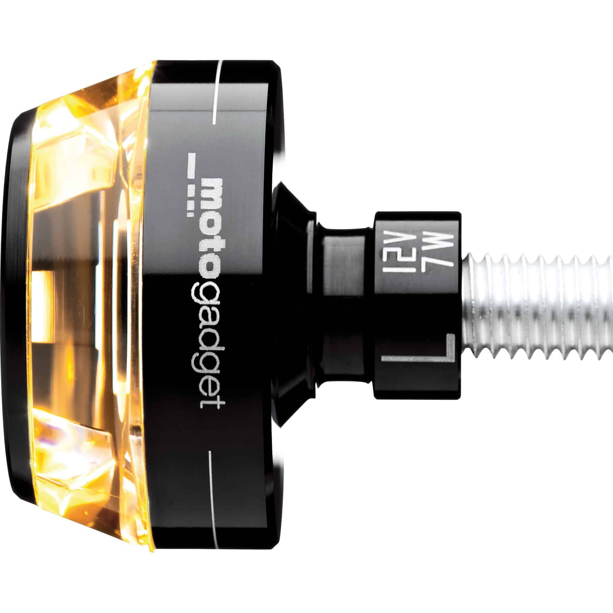 Motogadget LED Lenkerendenblinker m-Blaze Ø35mm schwarz rechts - Motorradteile & Ersatzteile - Beleuchtung
