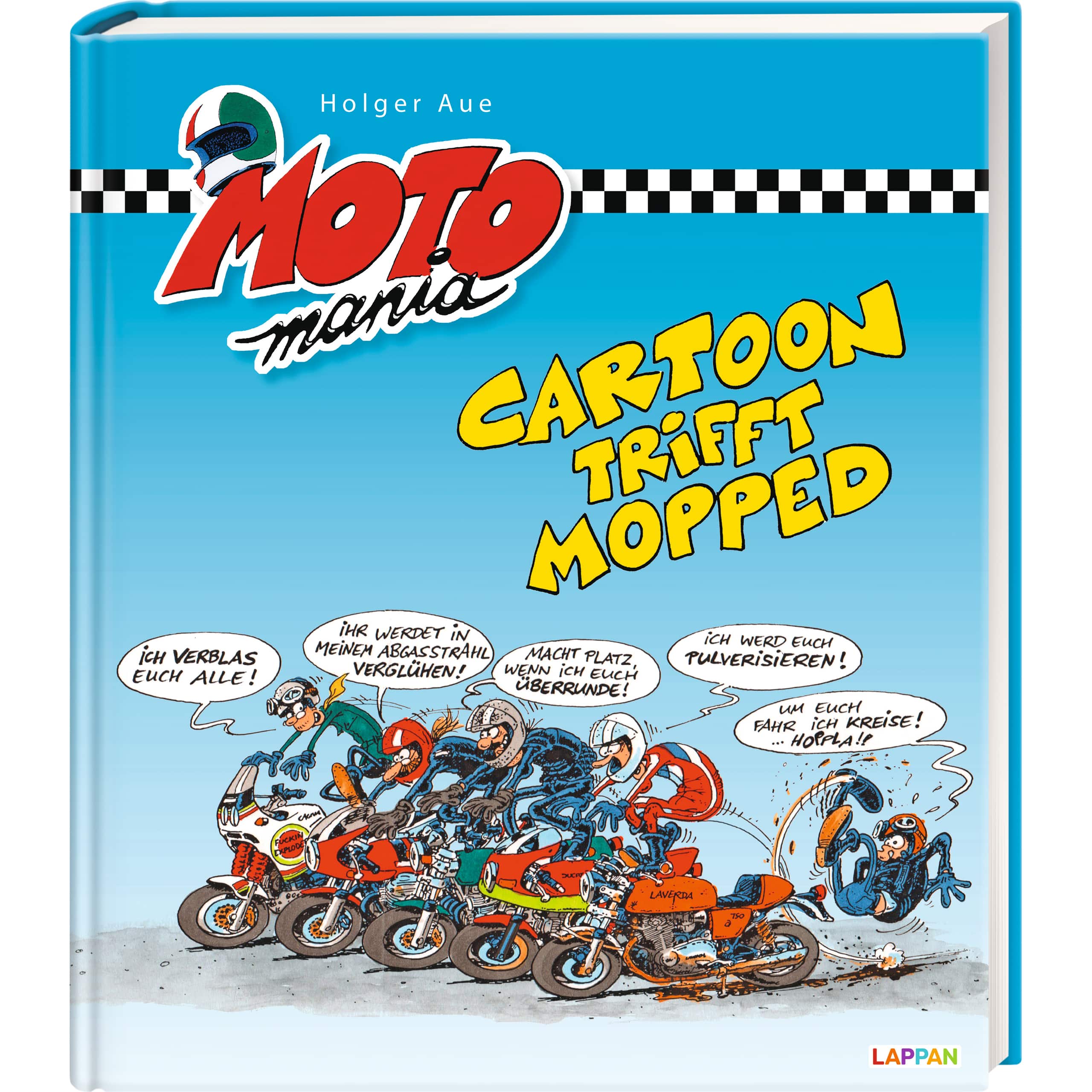 Motomania Comic "Cartoon trifft Mopped" - Motorradzubehör - Geschenkideen