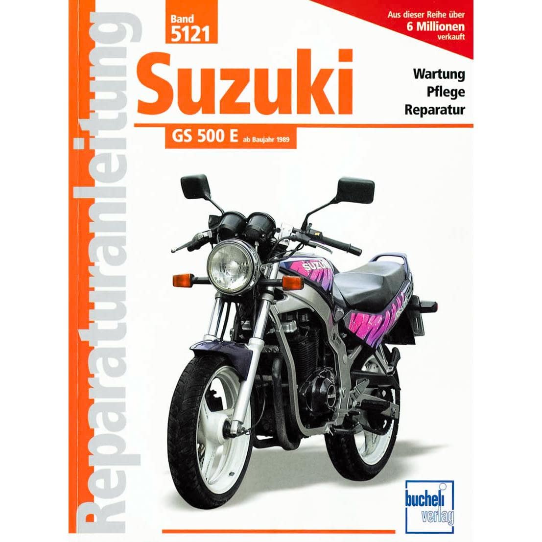 Motorbuch-Verlag Reparaturanleitung Bucheli Suzuki GS 500 ab 1989 - Motorradzubehör - Werkstattzubehör