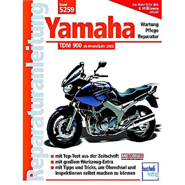 Motorbuch-Verlag Reparaturanleitung Bucheli Yamaha TDM 900 - Motorradzubehör - Werkstattzubehör