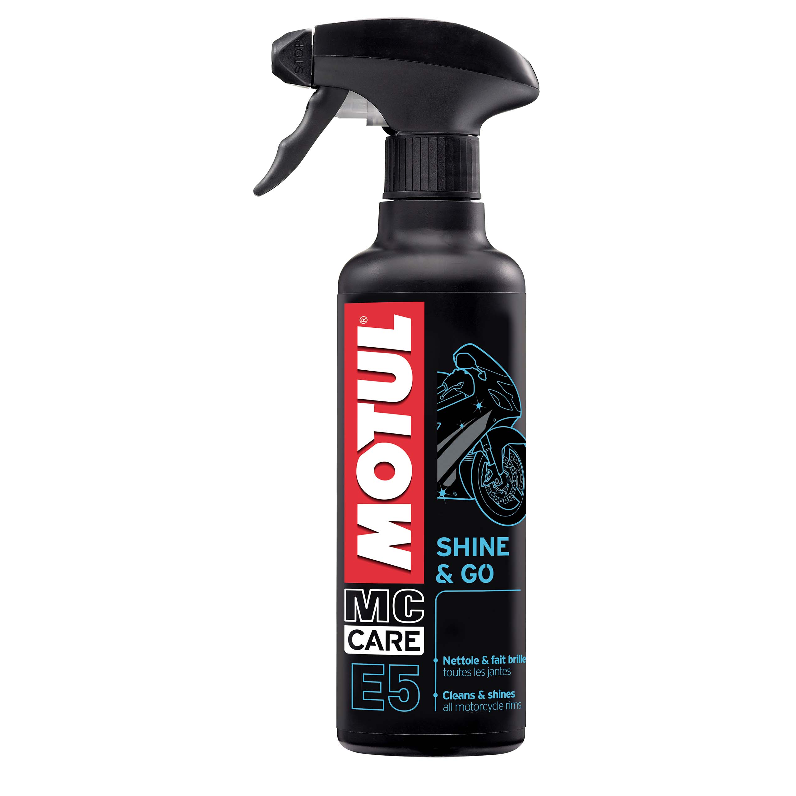 Motul E5: Shine & Go (Pumpspray) 400 ml - Motorradzubehör - Reinigung & Pflege