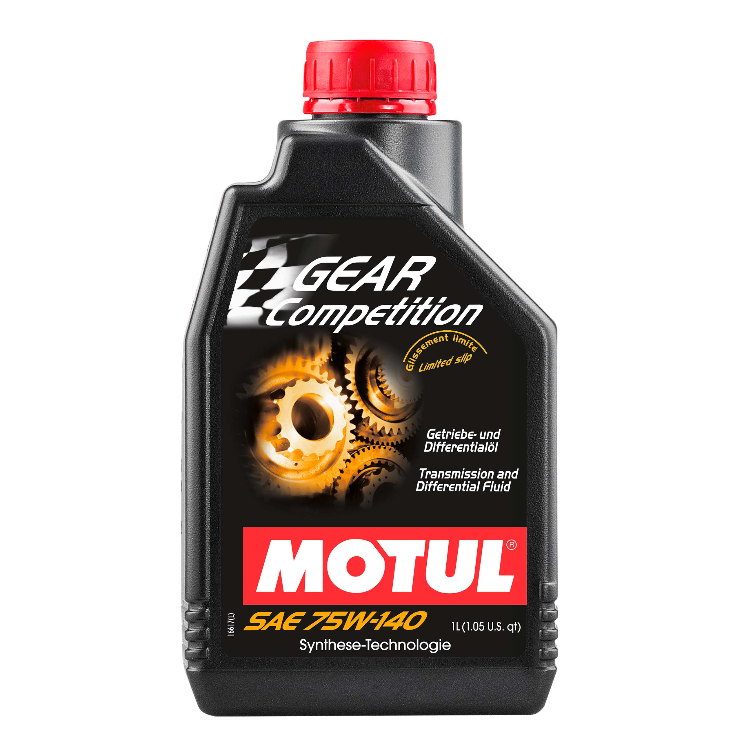 Motul Getriebeöl Gear Competition 75W-140 API GL-5 1 Liter - Motorradzubehör - Öle & Schmiermittel