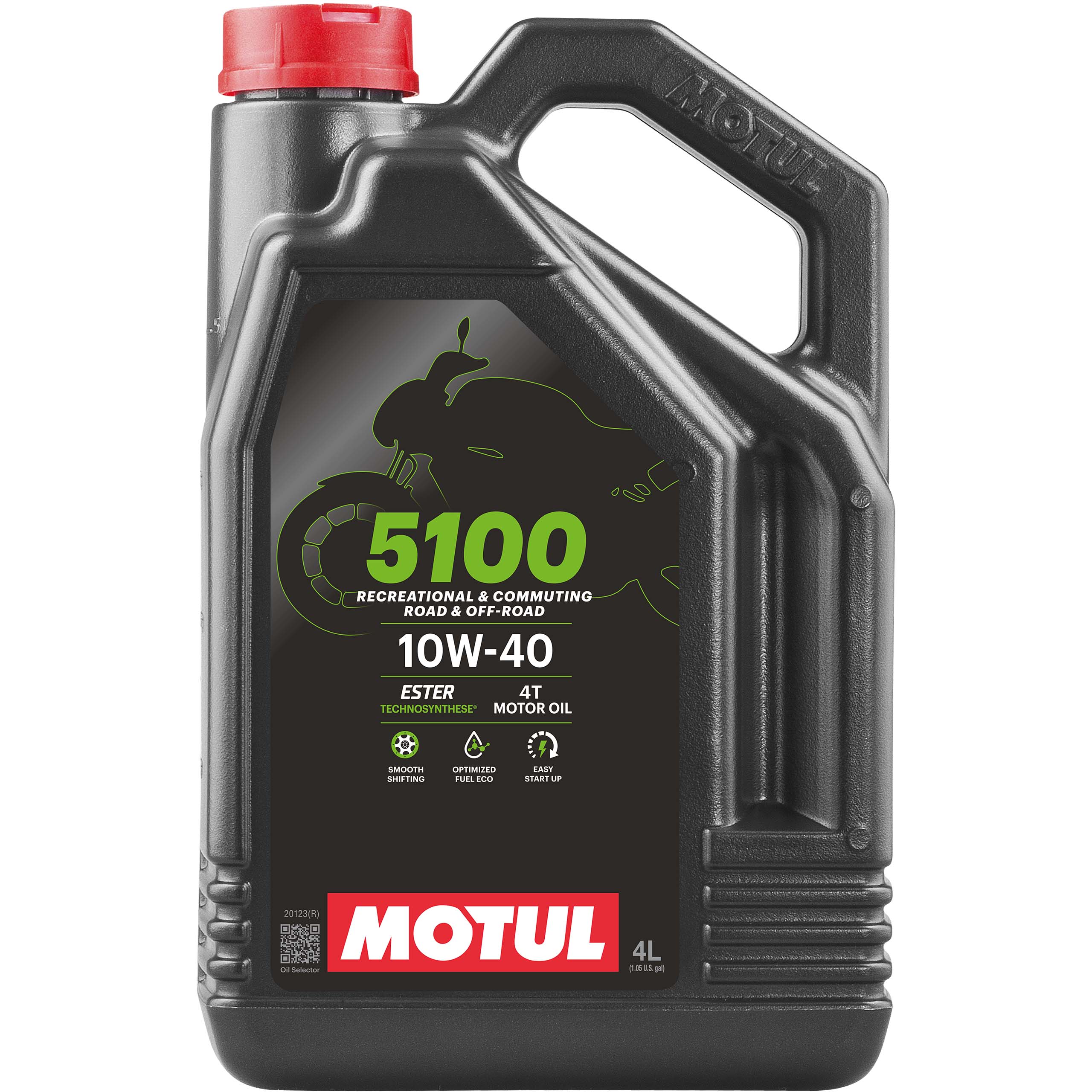 Motul Motoröl teilsynthetisch 5100 4T 10W-40 4 Liter - Motorradzubehör - Öle & Schmiermittel