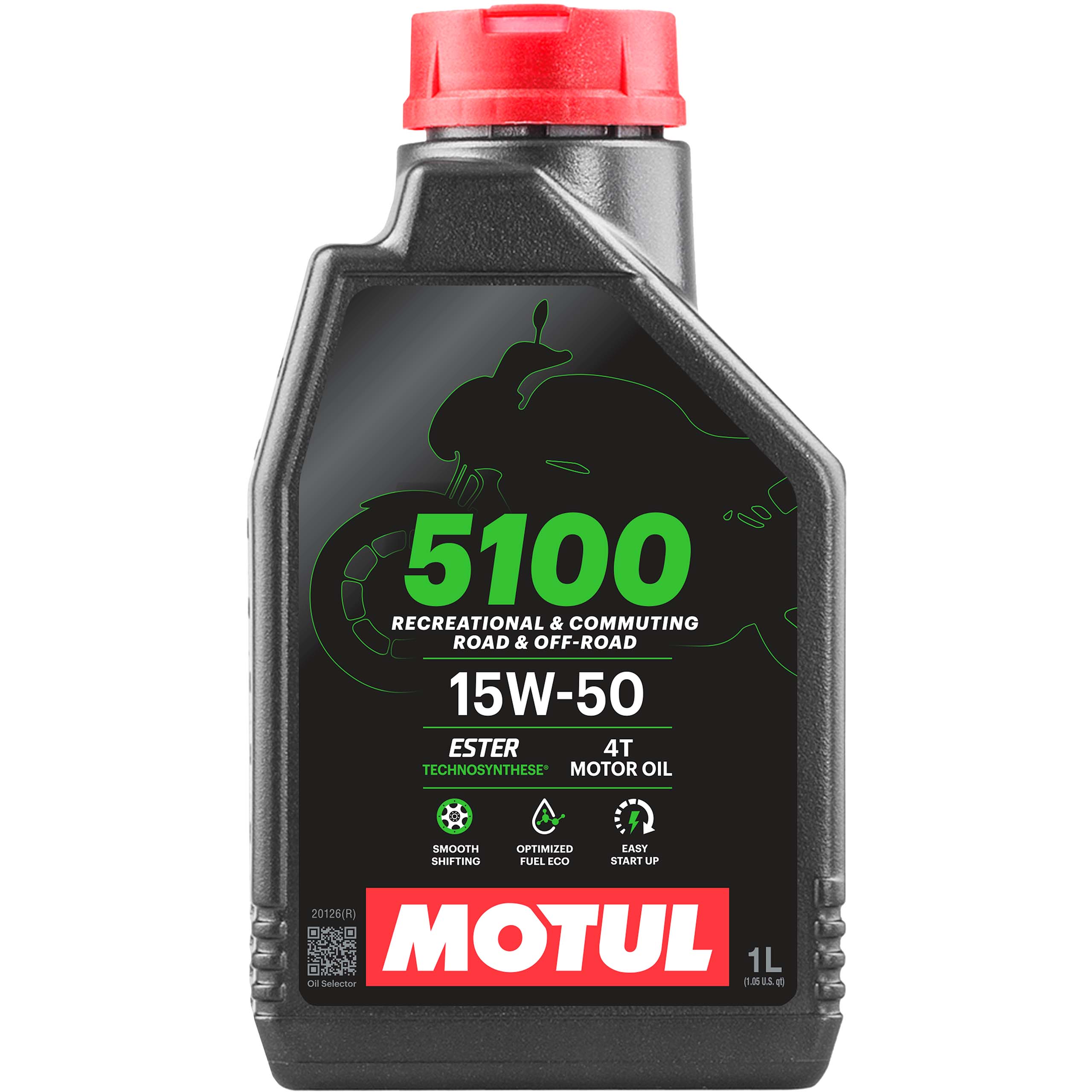 Motul Motoröl teilsynthetisch 5100 4T 15W-50 1 Liter - Motorradzubehör - Öle & Schmiermittel