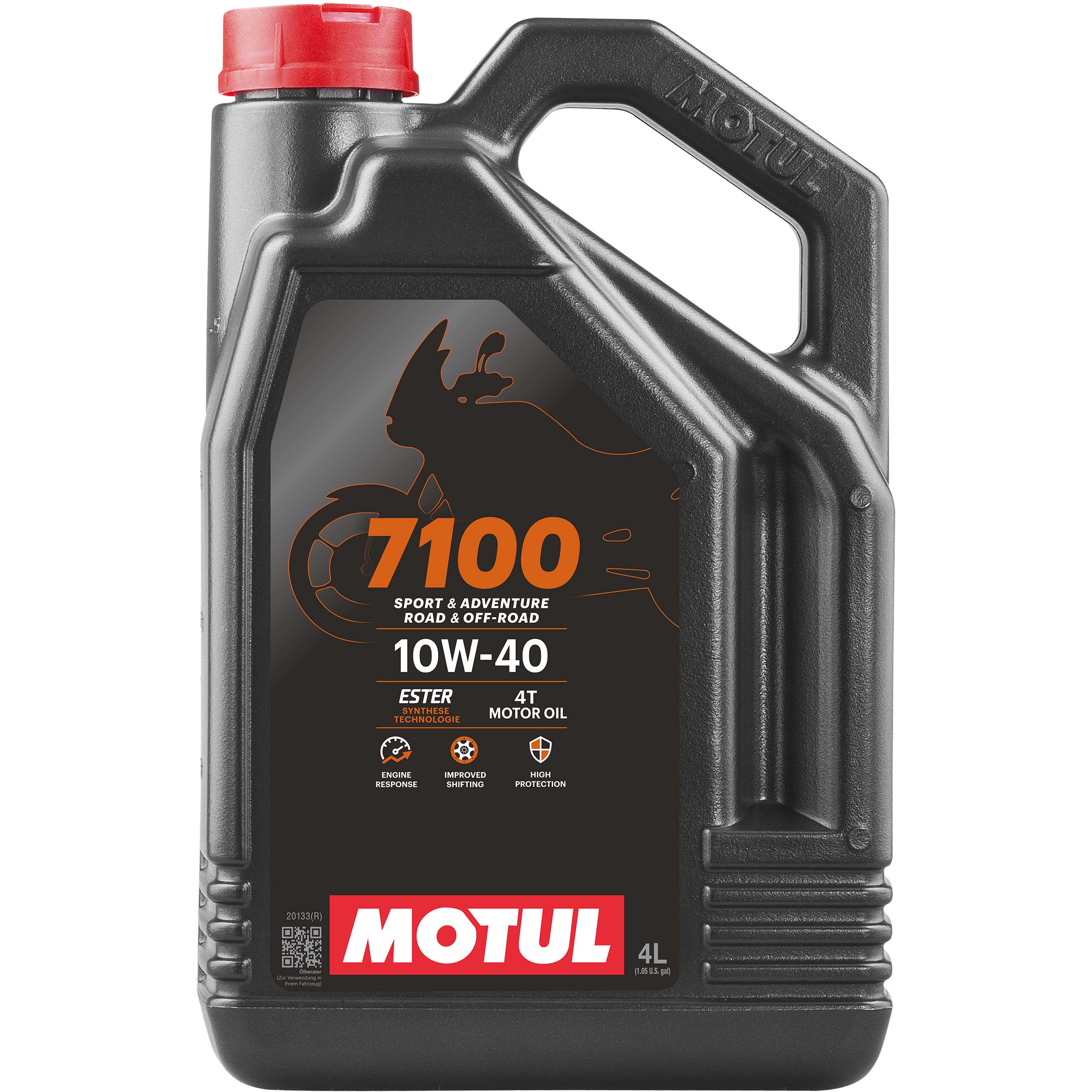 Motul Motoröl vollsynthetisch 7100 4T 10W-40 4 Liter - Motorradzubehör - Öle & Schmiermittel