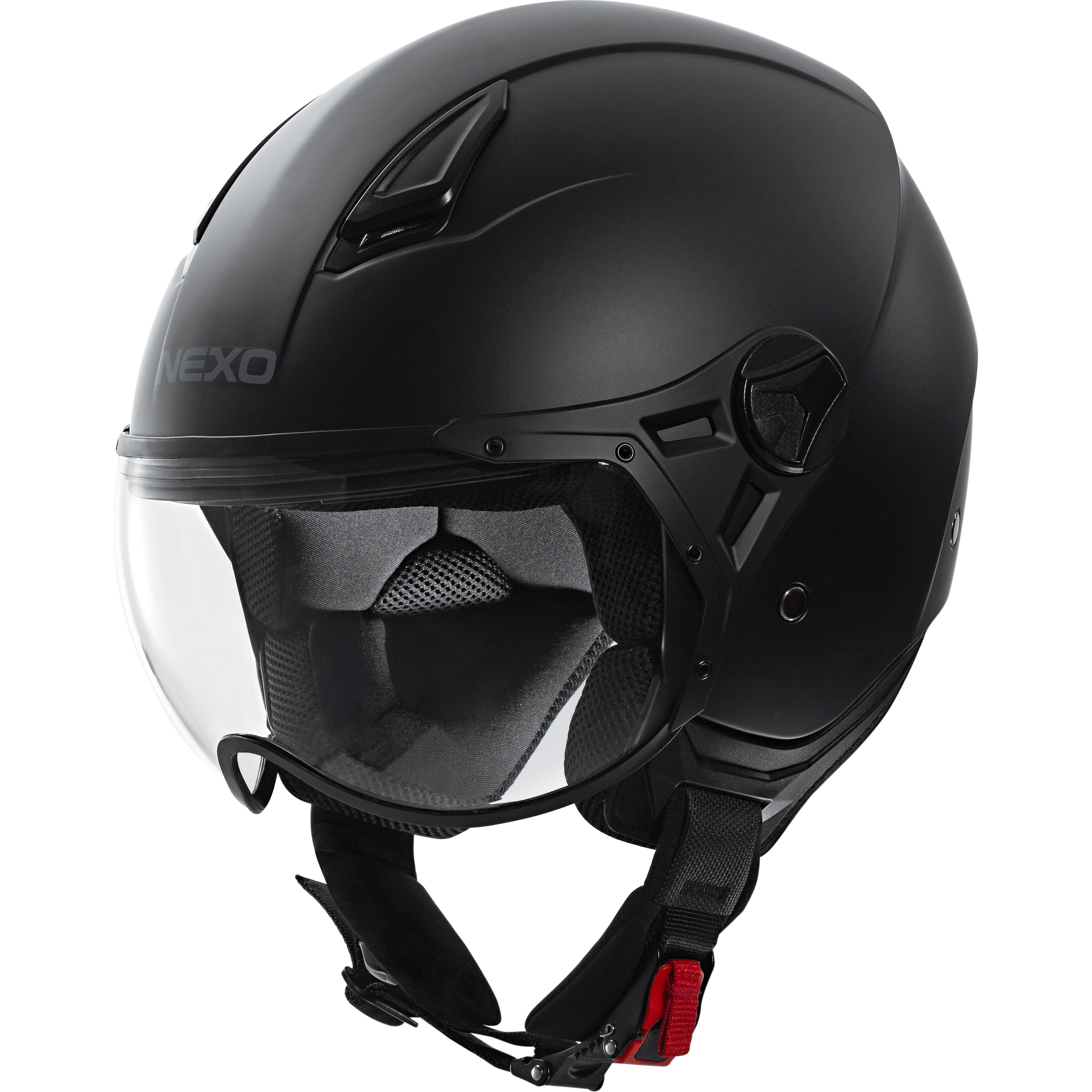Nexo Demi Jet Helm City II mattschwarz XXL - Helme & Brillen - Café Racer Helme & Brillen