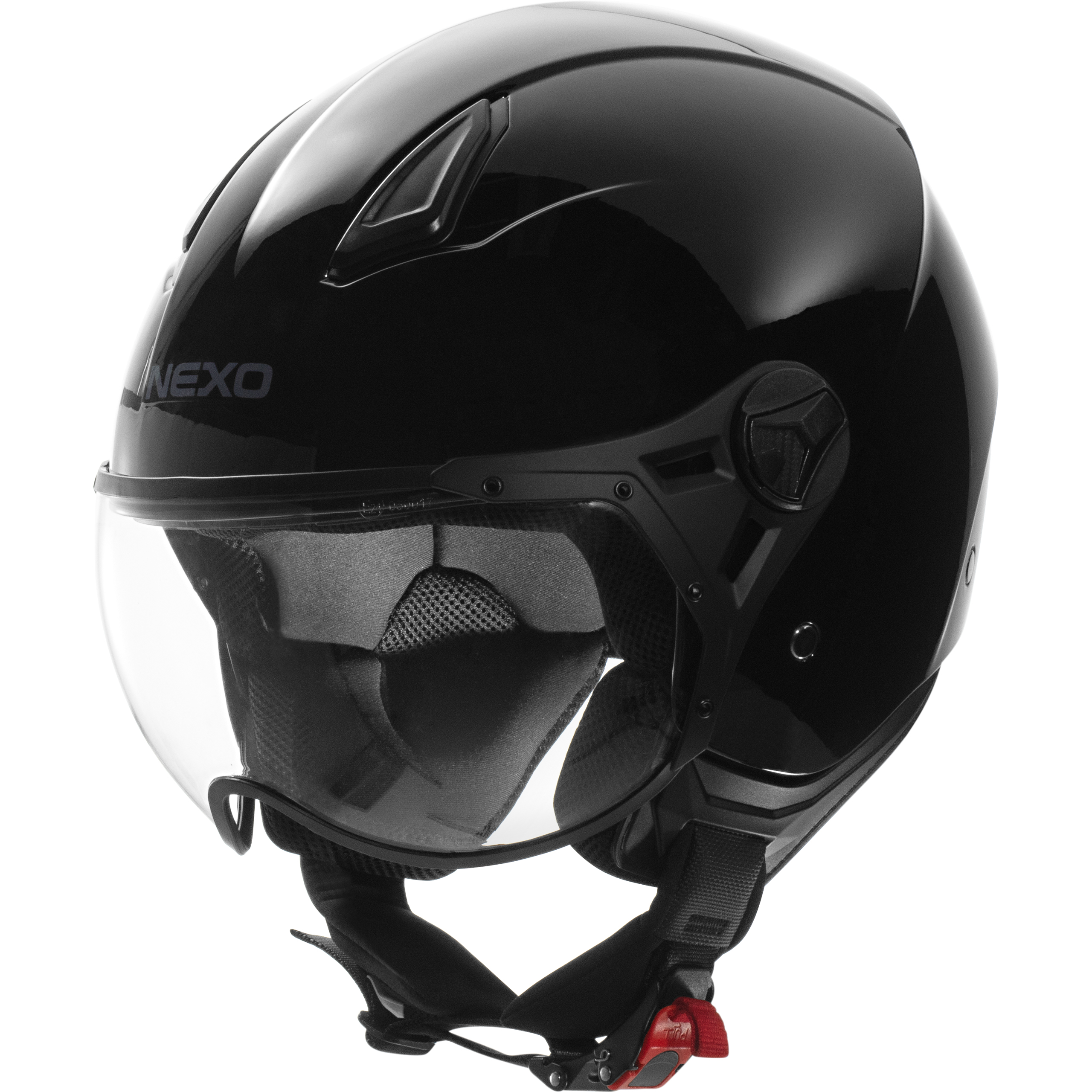Nexo Demi Jet Helm City II schwarz XS - Helme & Brillen - Café Racer Helme & Brillen
