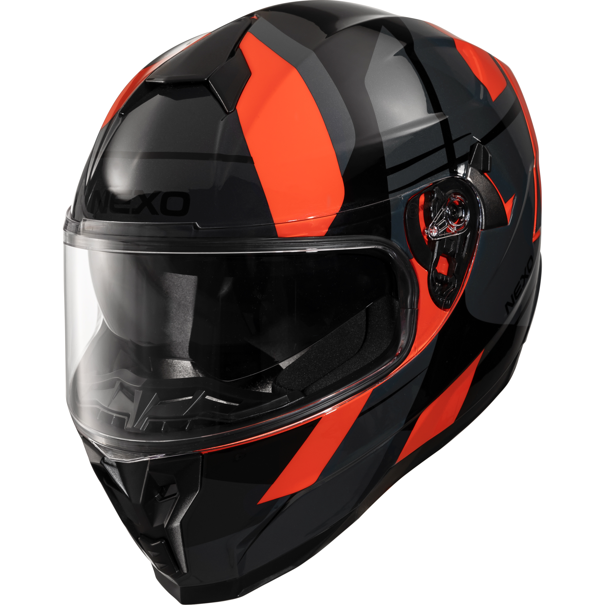 Nexo Integralhelm Comfort II Rot Dekor #24 M - Helme & Brillen - Sport Helme & Brillen