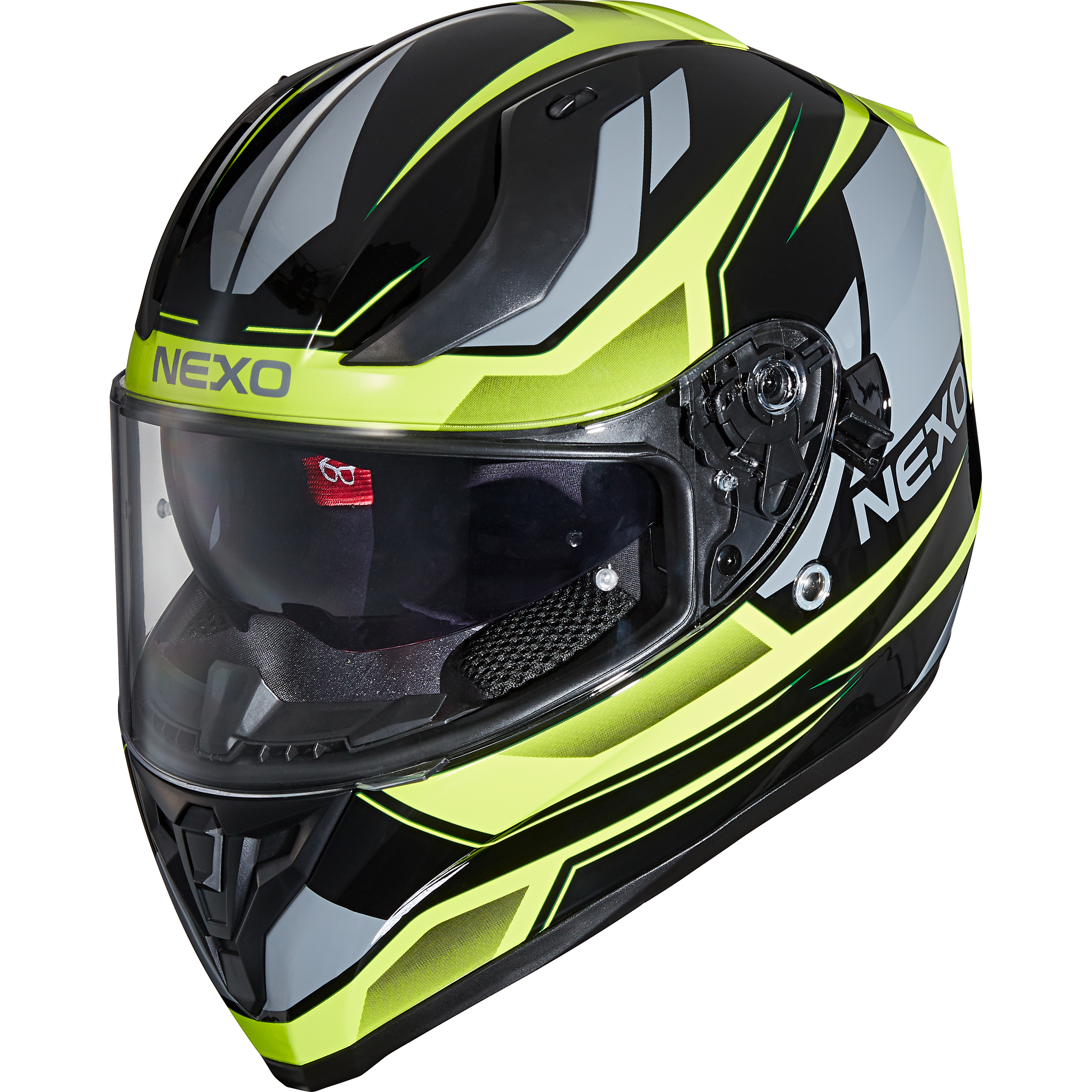 Nexo Integralhelm Sport II Gelb Dekor #20 L - Helme & Brillen - Sport Helme & Brillen