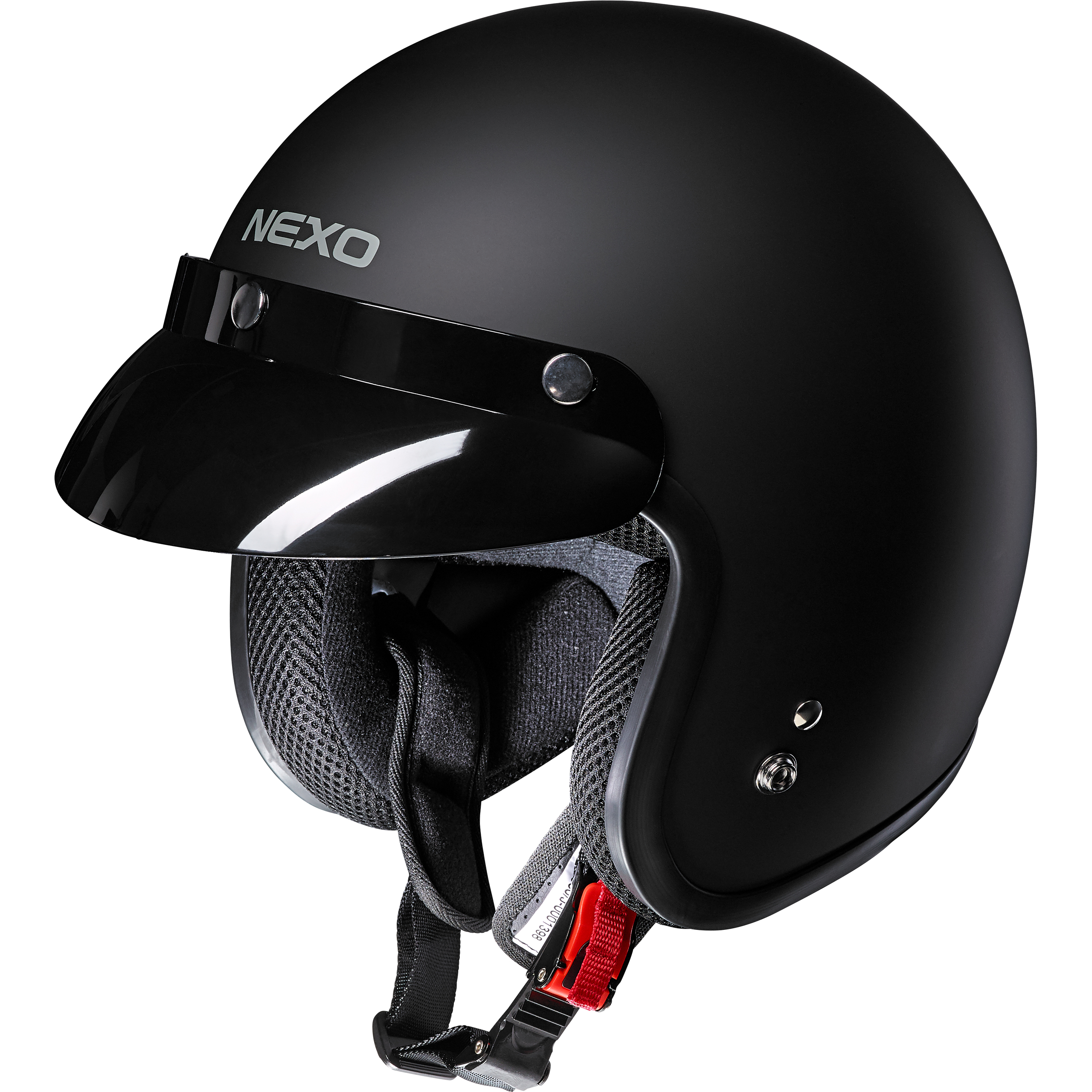 Nexo Jethelm Basic II mattschwarz M - Helme & Brillen - Café Racer Helme & Brillen
