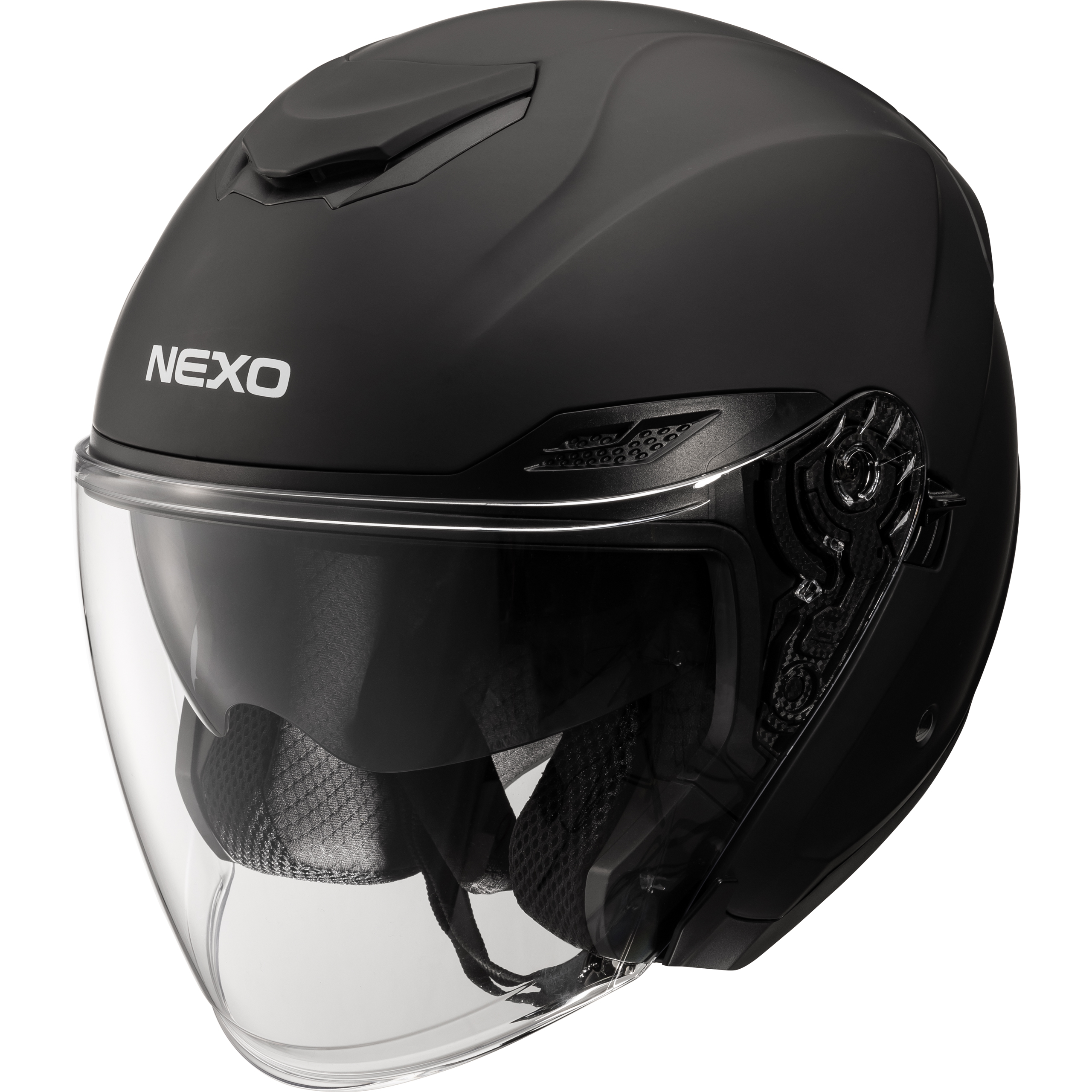 Nexo Jethelm Comfort II mattschwarz L - Helme & Brillen - Café Racer Helme & Brillen
