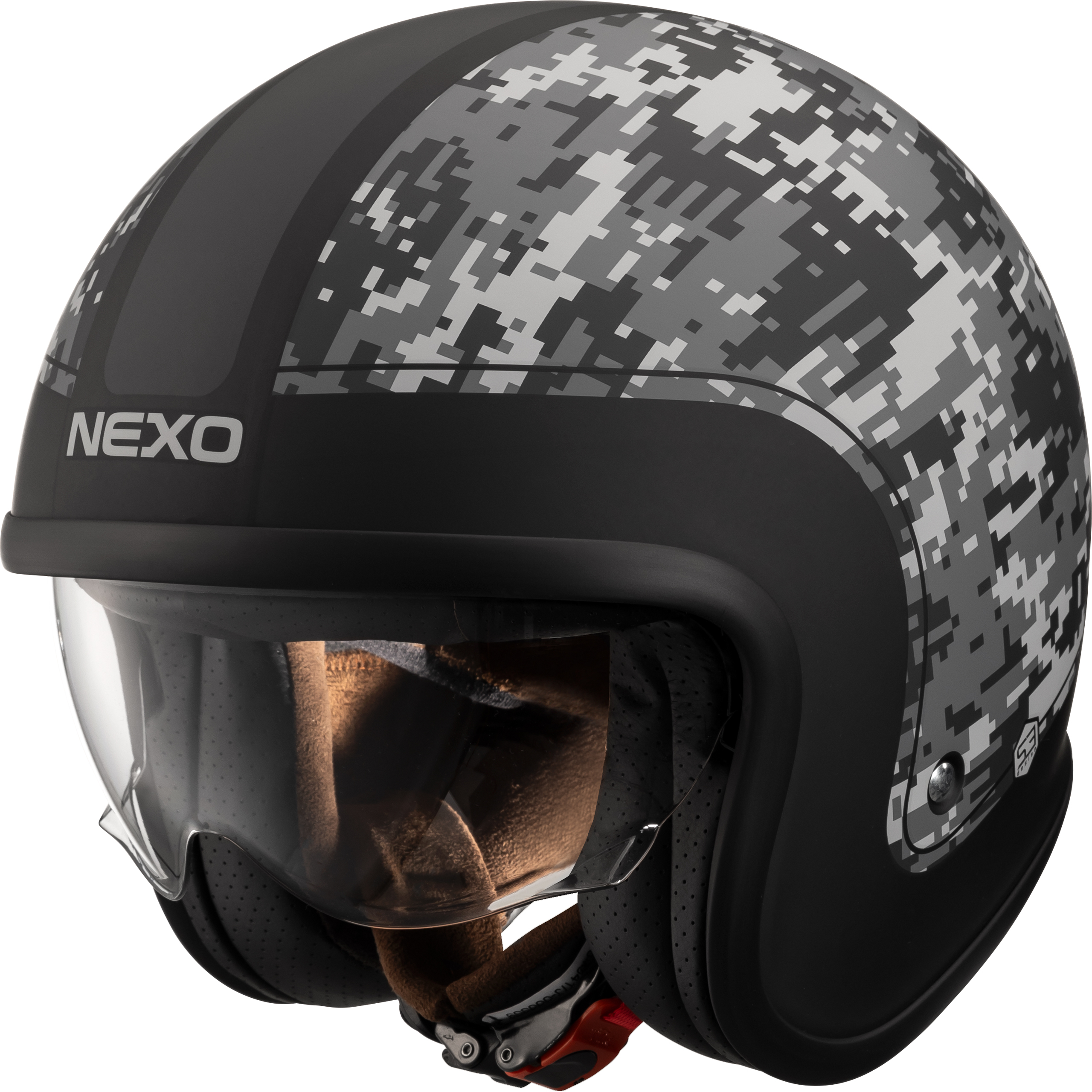 Nexo Jethelm Urban Style II Camo Dekor #24 M - Helme & Brillen - Café Racer Helme & Brillen