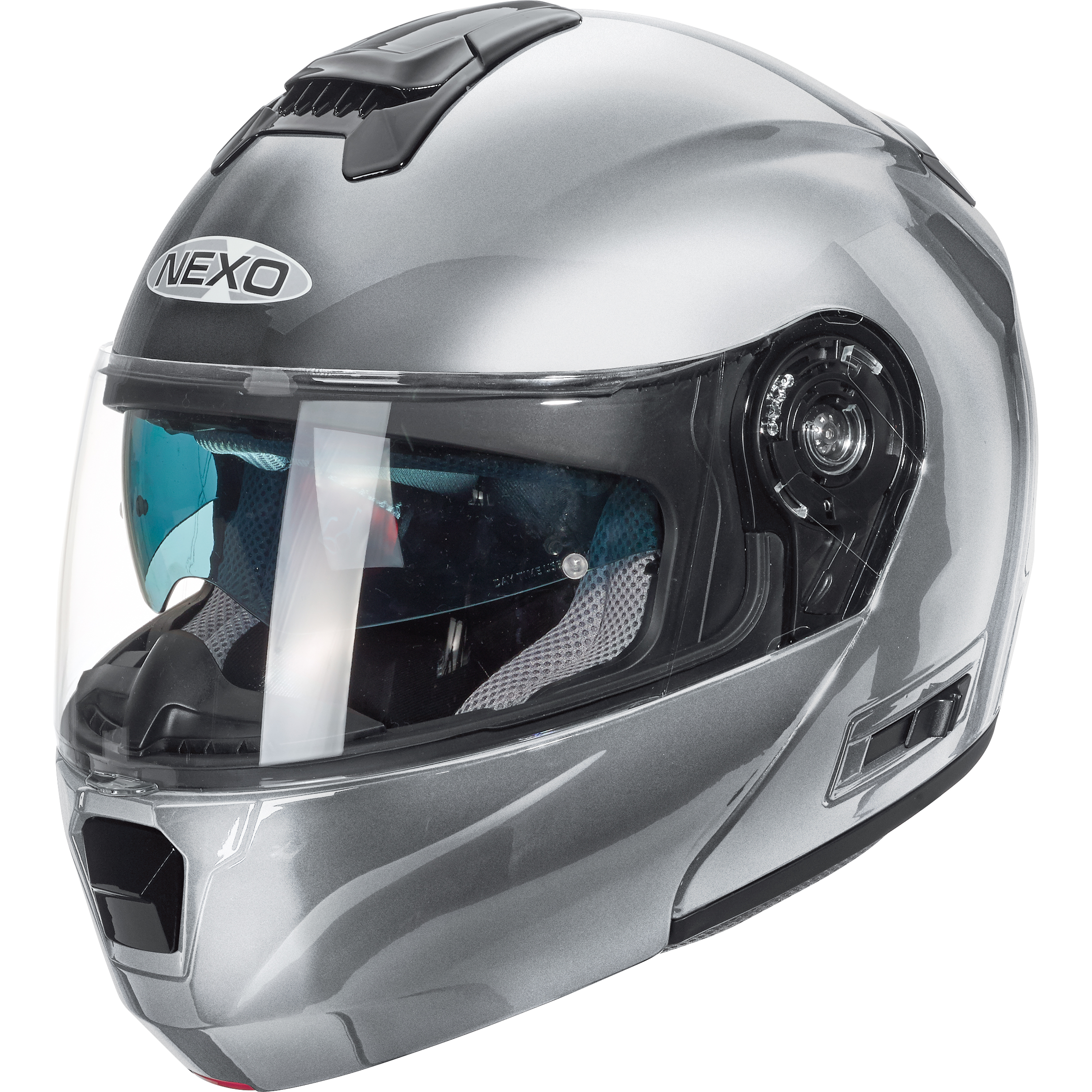 Nexo Klapphelm Comfort silber XS - Helme & Brillen - Touring Helme & Brillen
