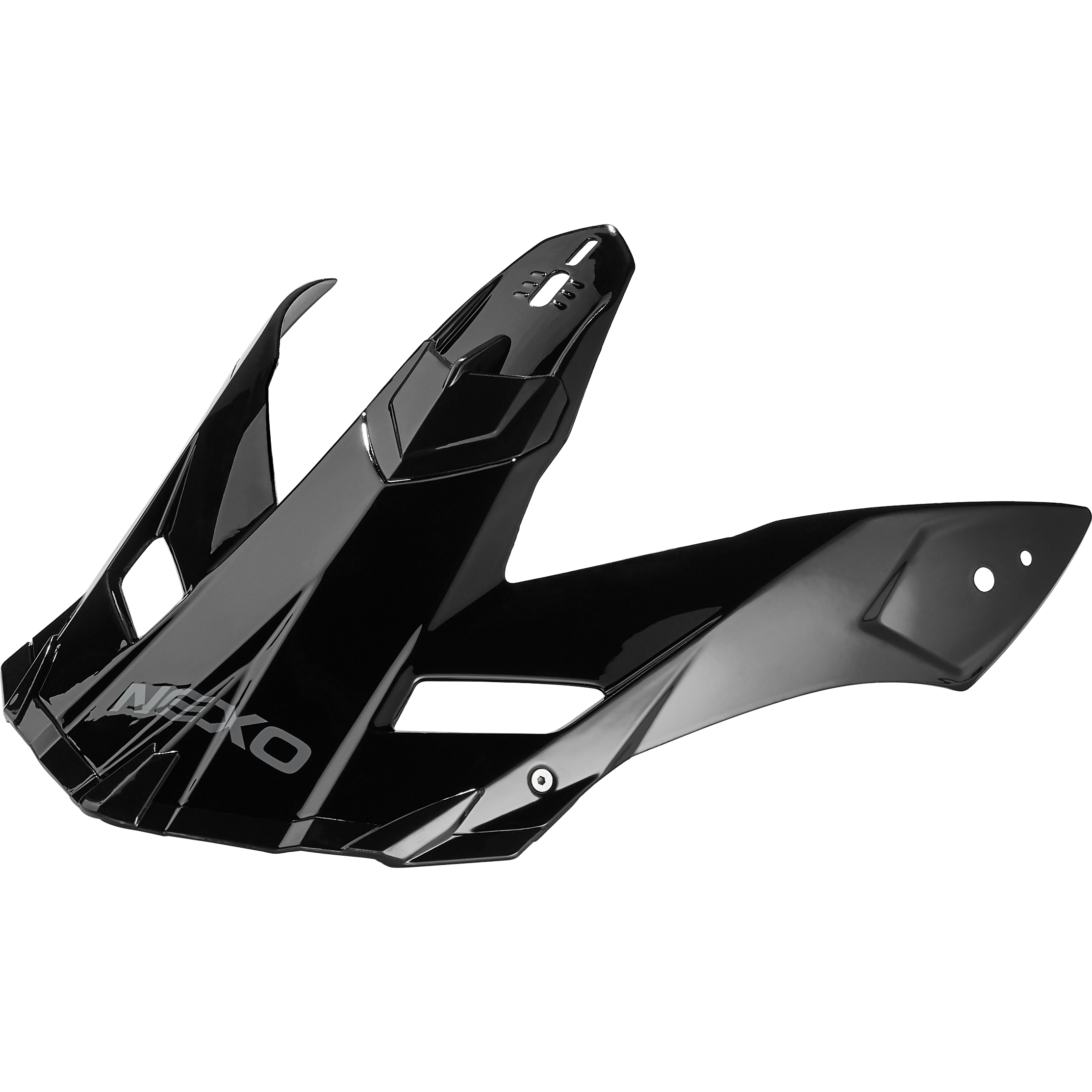Nexo Schirm MX-Line Crosshelm II schwarz - Helme & Brillen -